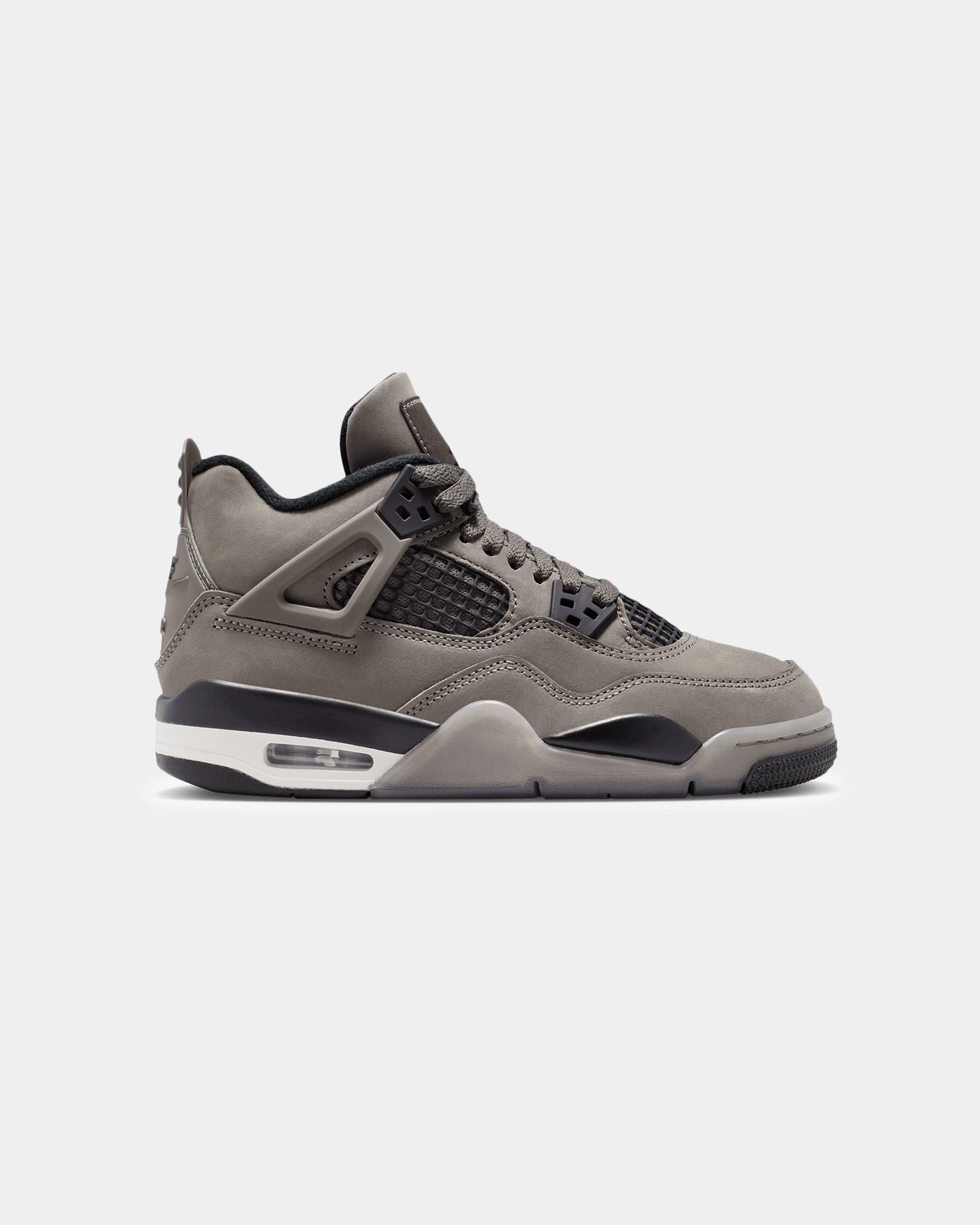 Jordan Kids' Air Jordan 4 Retro "Cave Stone and Black"(GS) Cave Stone Pump