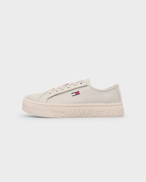 festival Well-known Tommy Jeans Women's Tommy Jeans Mono Colour Flatform Shoes Stony Beige