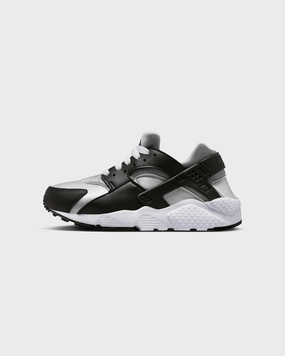 Nike Kids' Nike Huarache Run (GS) Black/White-Neutral Smooth Motion Adaptive Lacing Harness