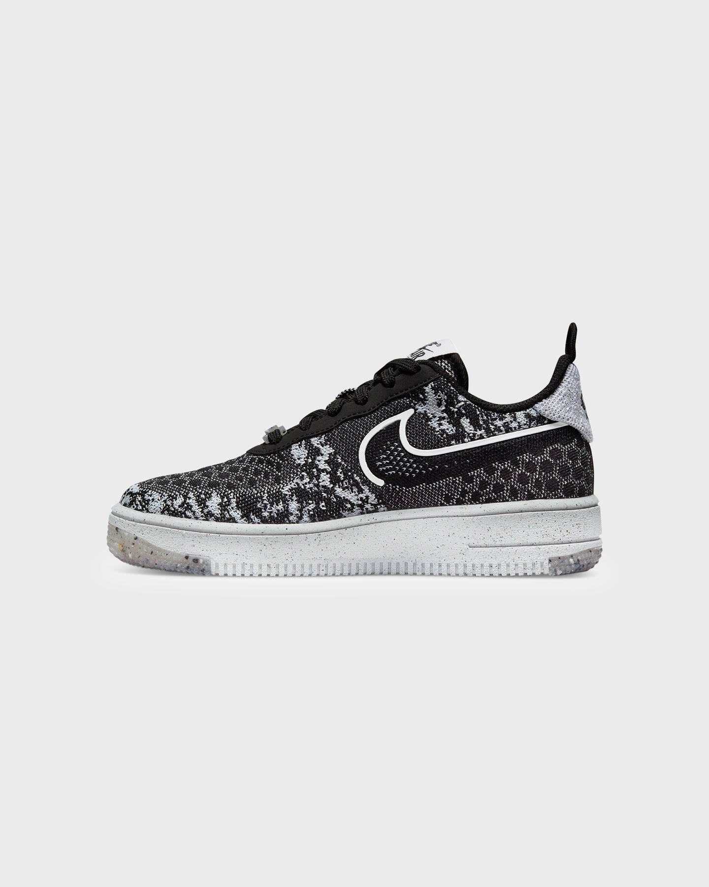 Street Vibe Nike Kids' Air Force 1 Crater Flyknit Next Nature (GS) Black/Black