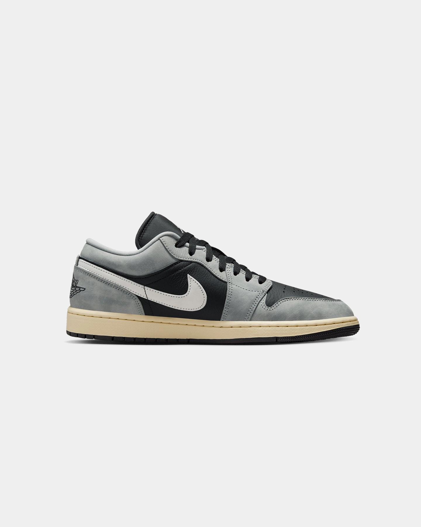 Jordan Air Jordan 1 Low SE "Smoke Grey" Lt Smoke Grey/Black-Sail Everyday Comfort Shoes Recycle Safe