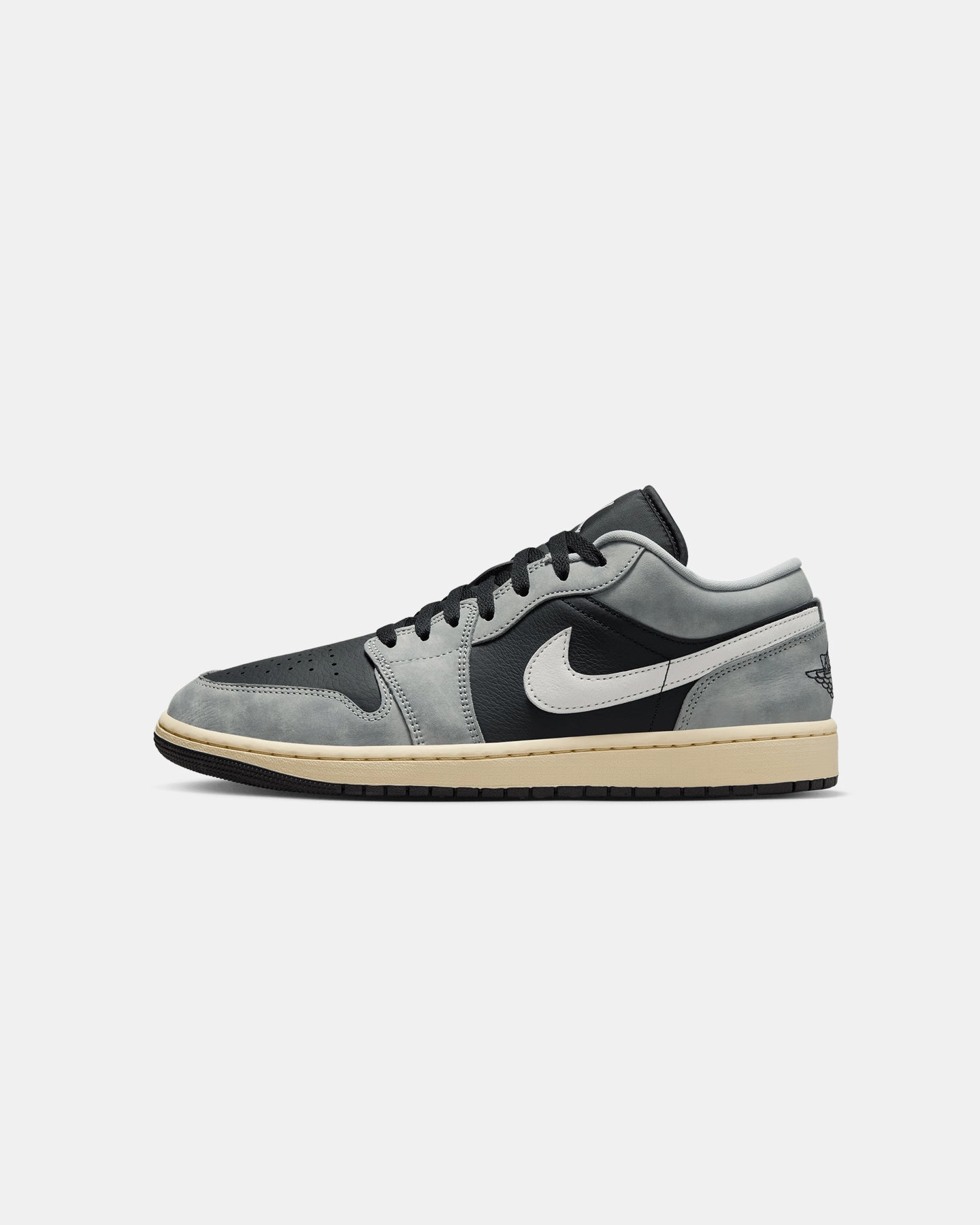 Padded collar Classic Comfort Jordan Air Jordan 1 Low SE "Smoke Grey" Lt Smoke Grey/Black-Sail
