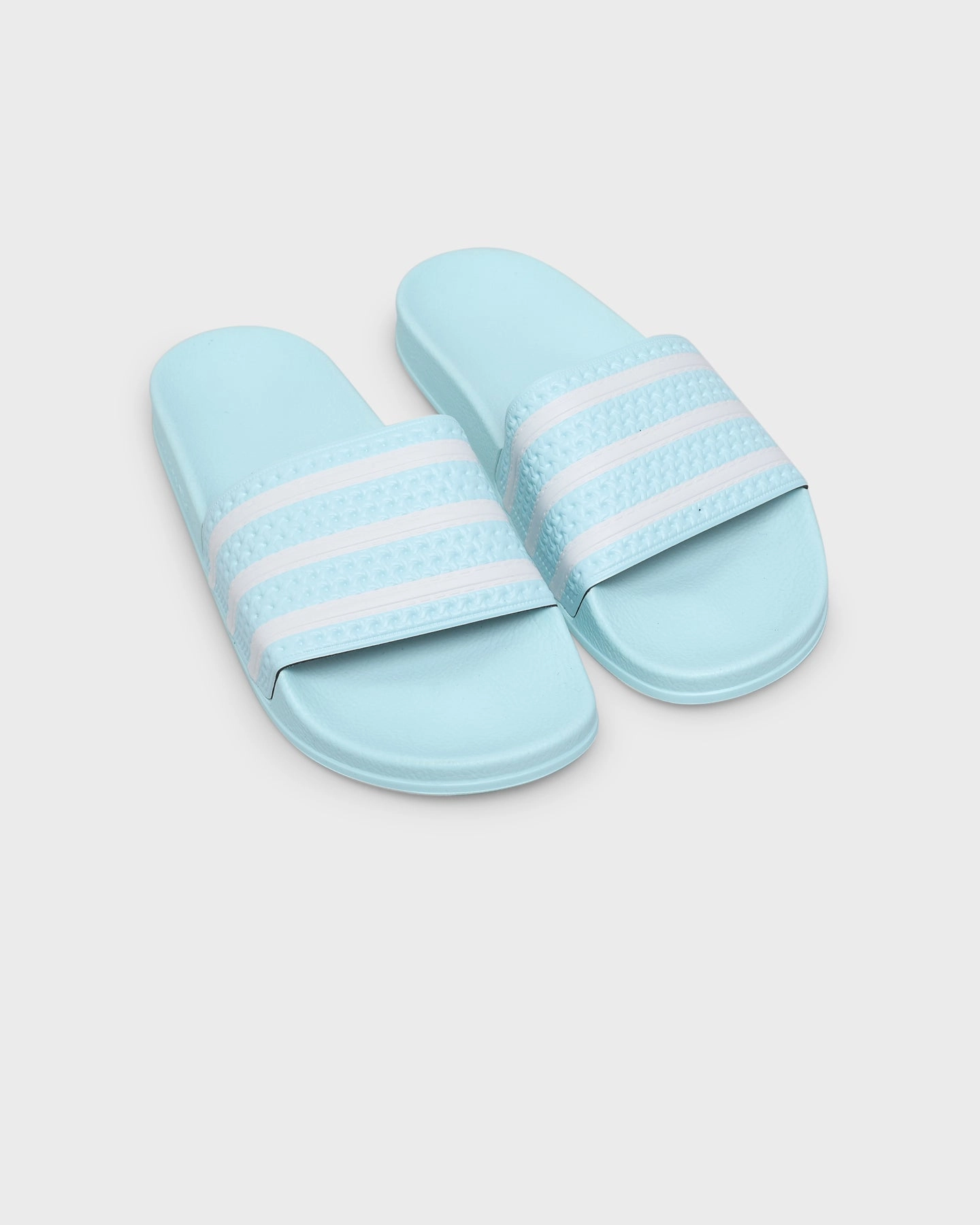Temperature Regulating Lining Adidas Adilette Slides Halo Mint / Cloud White
