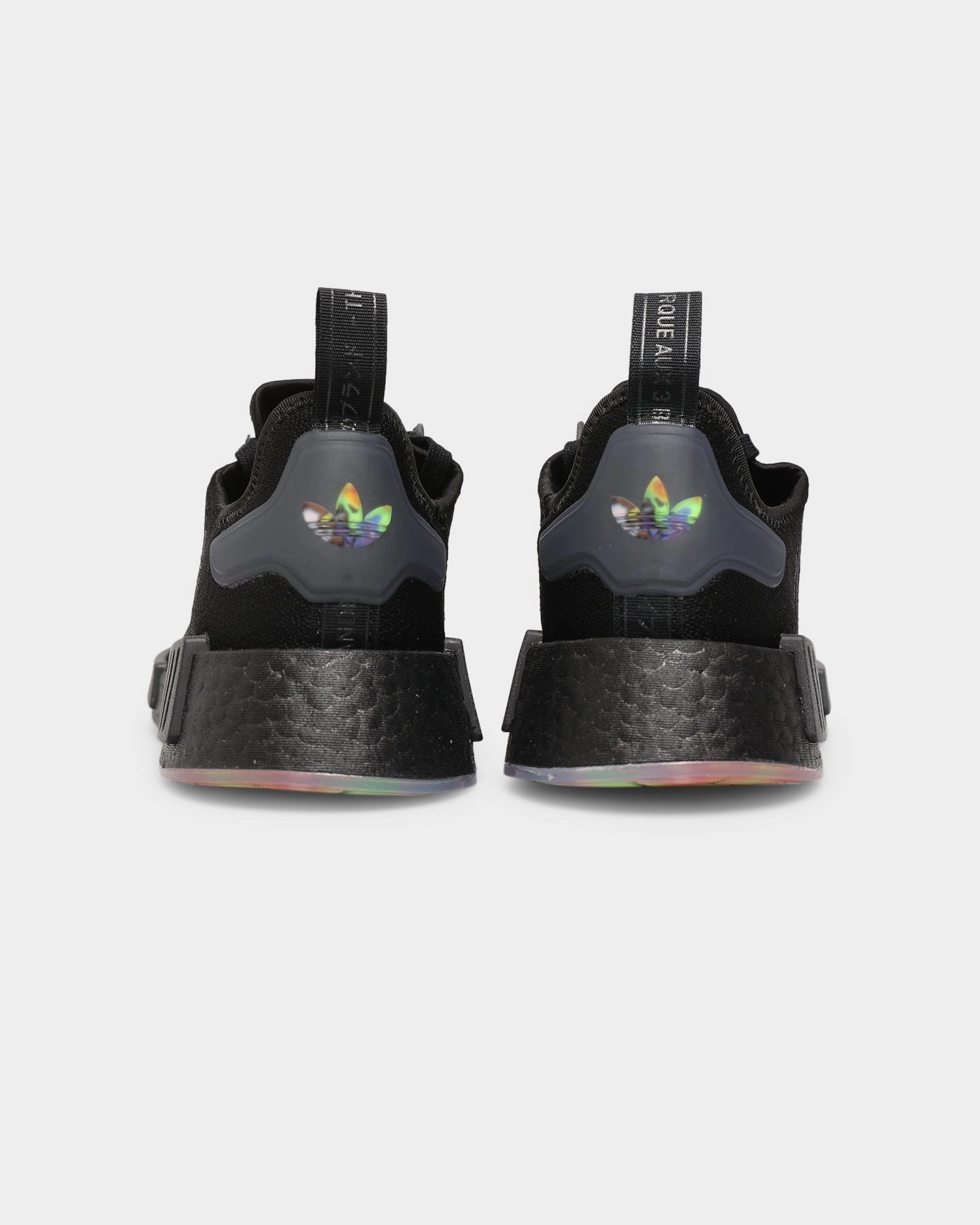 summer - style Shock Absorption Core Adidas NMD_R1 Black/Rainbow