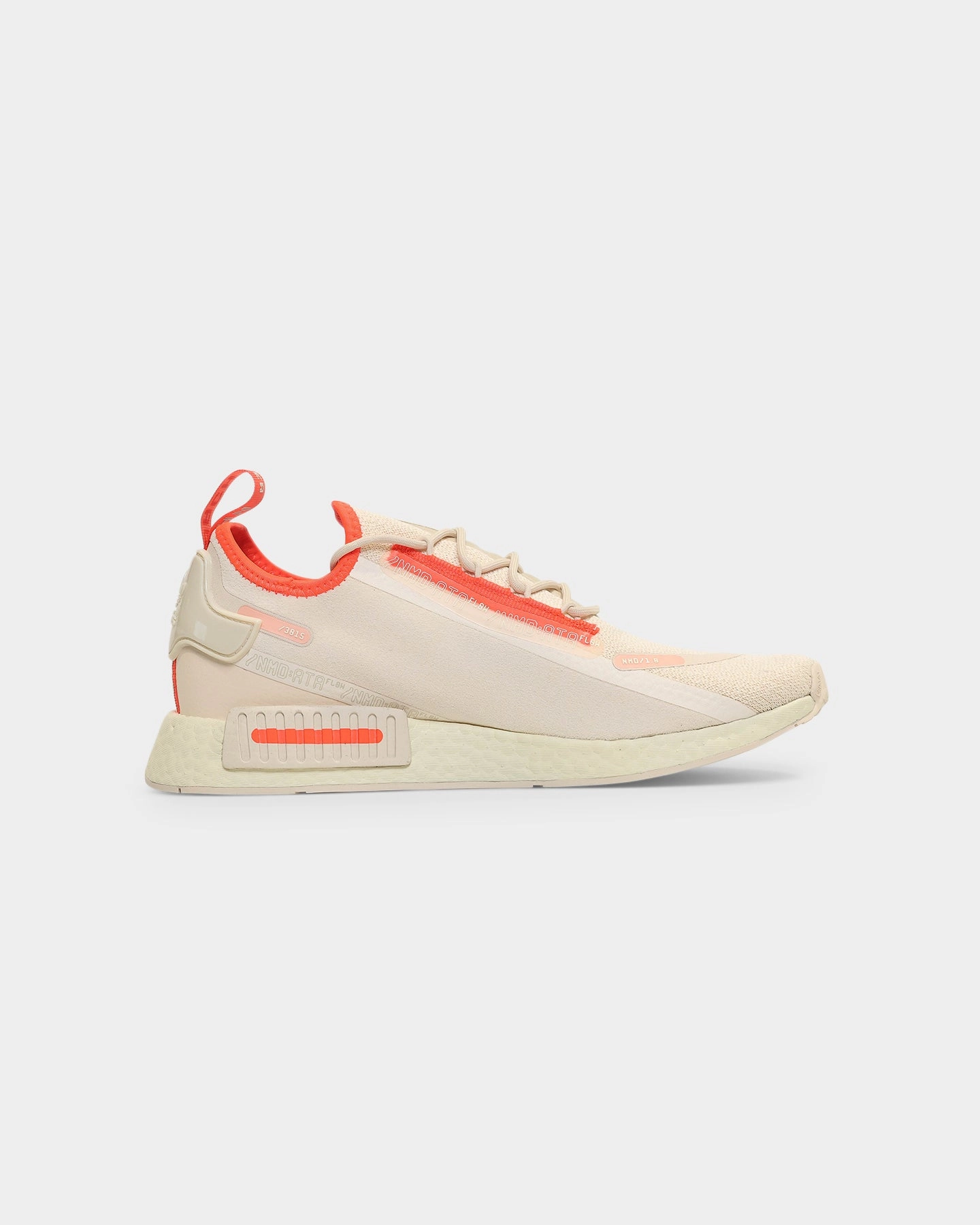 Adidas NMD_R1 Spectoo Halo Ivory / Lush Red / Cream White city shoes