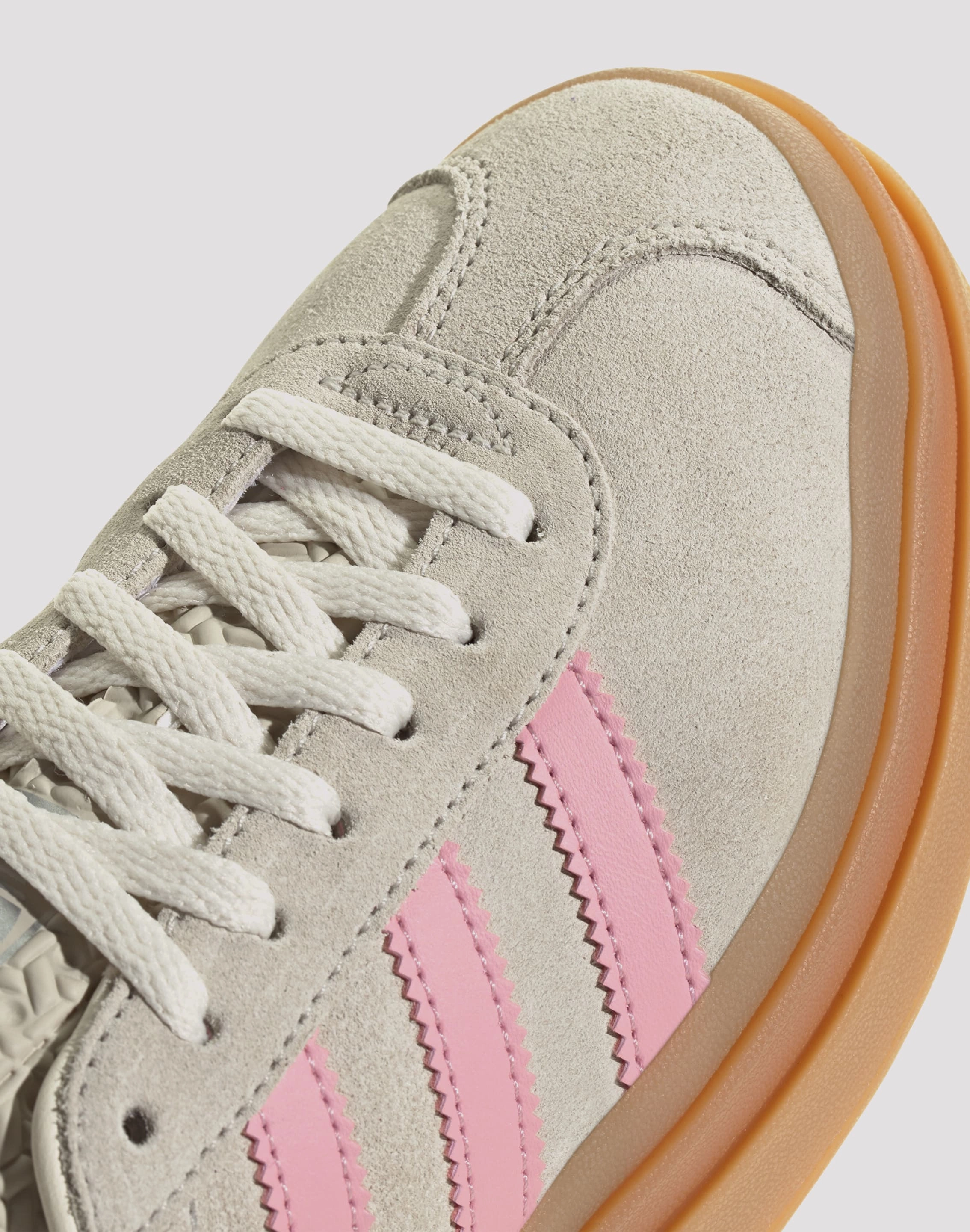 Adidas Originals Gazelle Bold Grade School Girls' "Wonder Alumina/Semi Pink Spark/Cream White" Vapor Release Fabric Anti   Fatigue