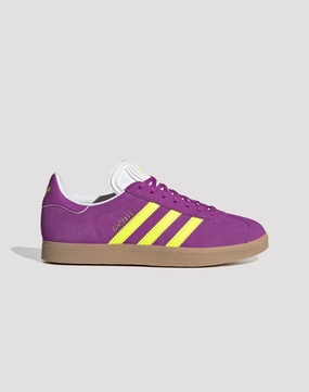 Adidas Originals Gazelle "Purple Burst/Solar Yellow/Off-White" Zip   Up Airflow Venting