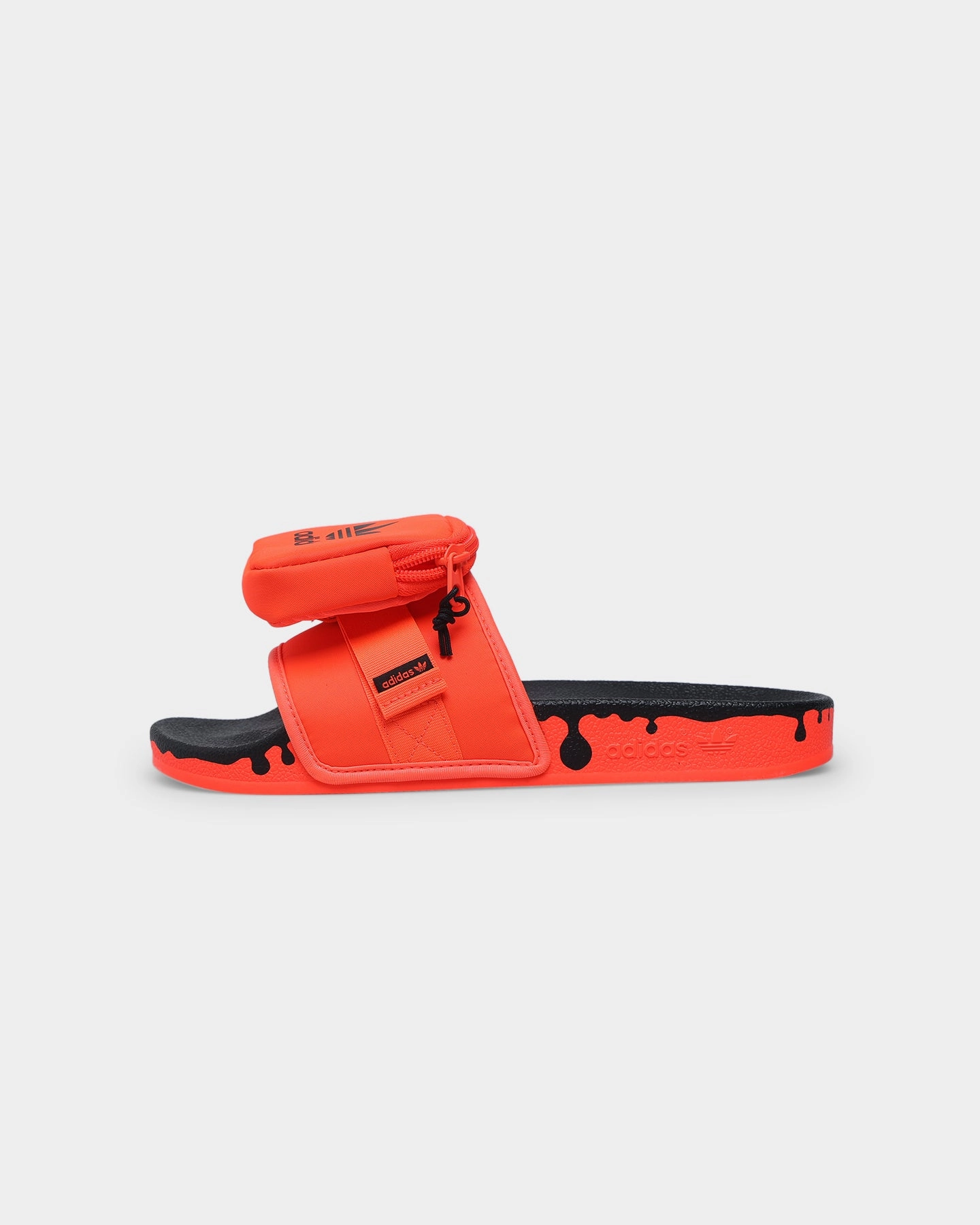 machine-made Adidas Pouchylette Slides Solar Red/Core Black