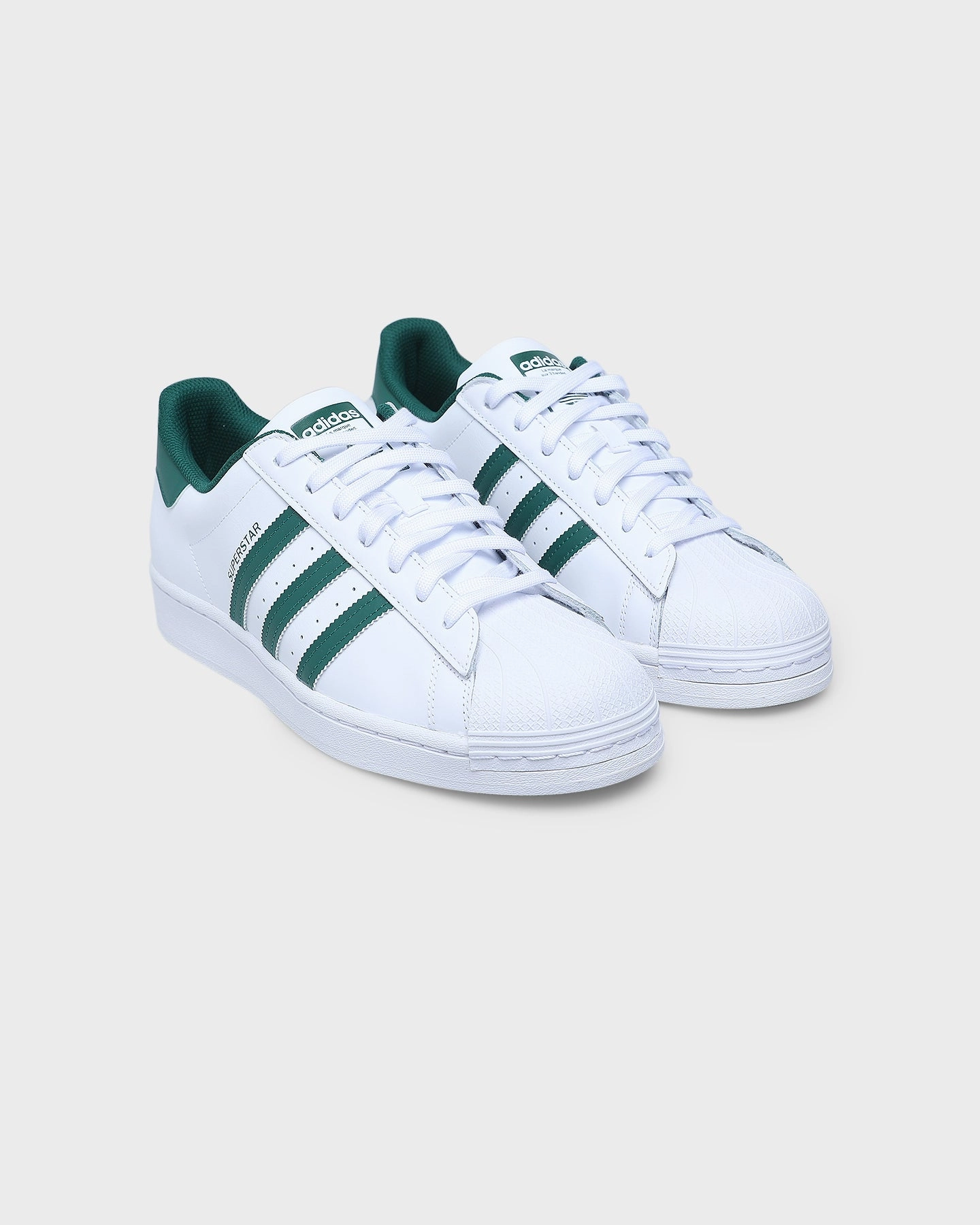 Impact-absorbing fit Graphic Adidas Superstar Cloud White / Collegiate Green