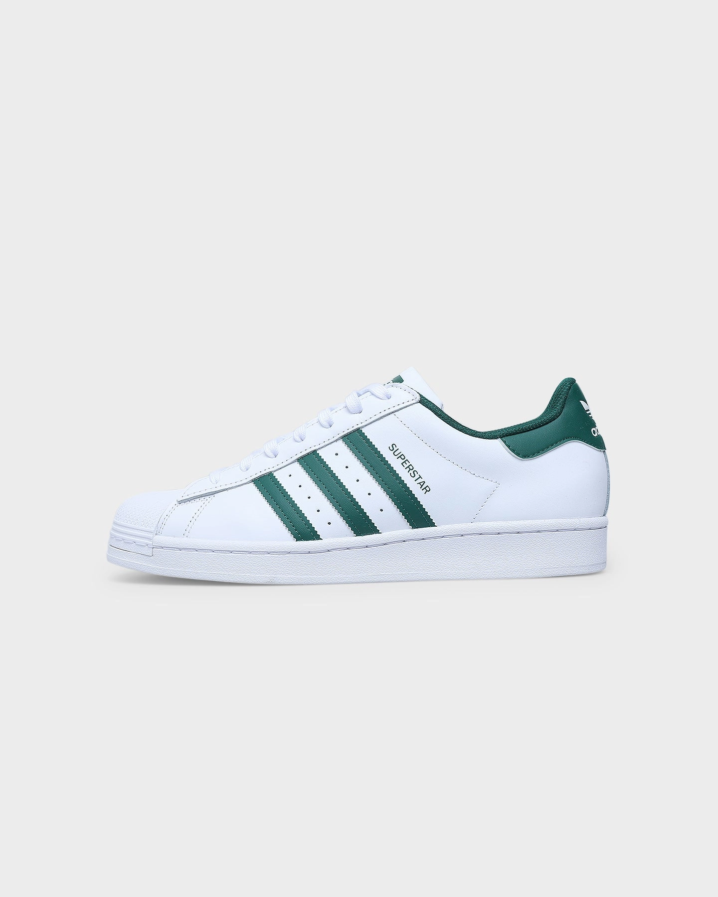 Adidas Superstar Cloud White / Collegiate Green Breathable knit