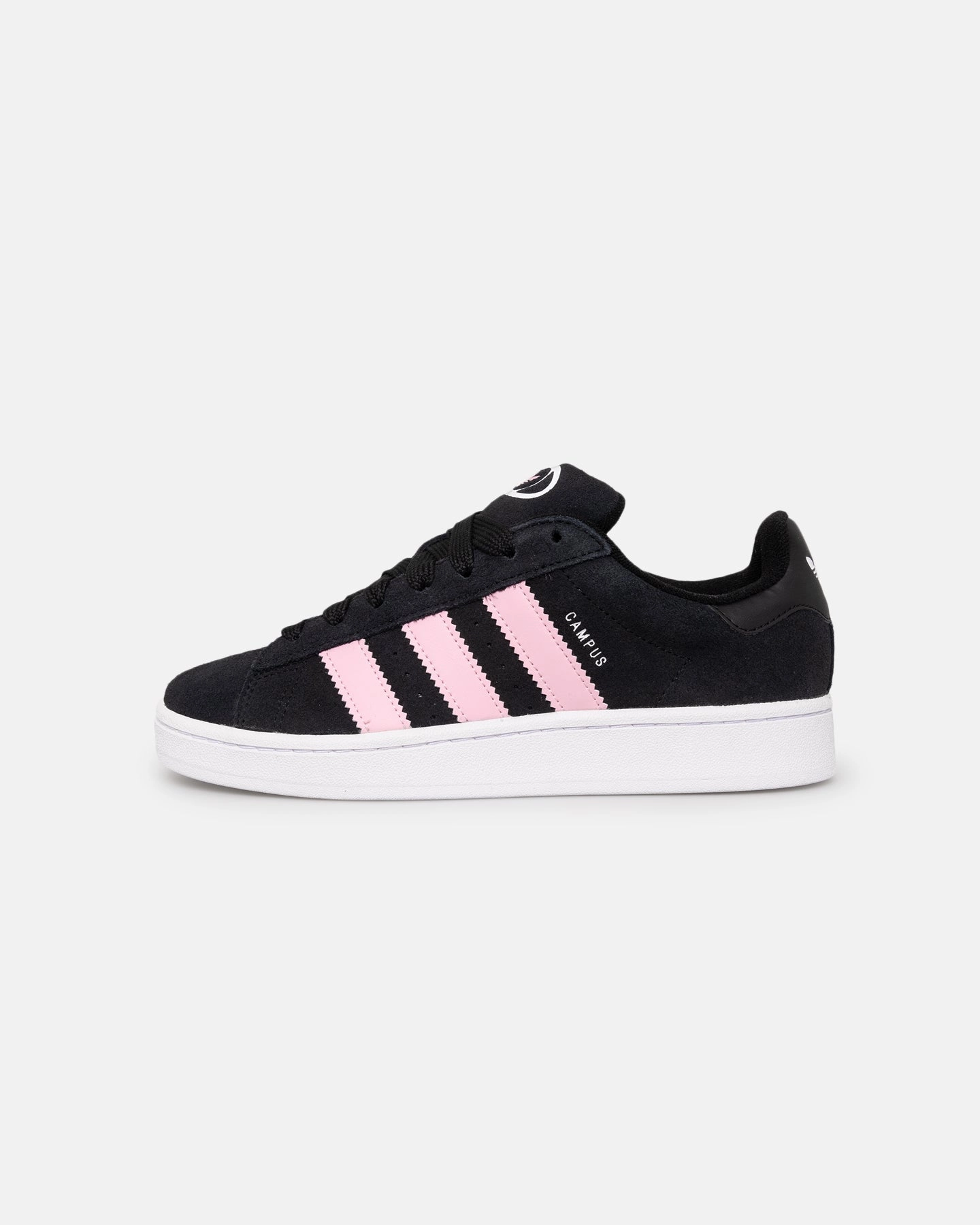 Adidas Women's Campus 00s Black/White/Pink Rough texture