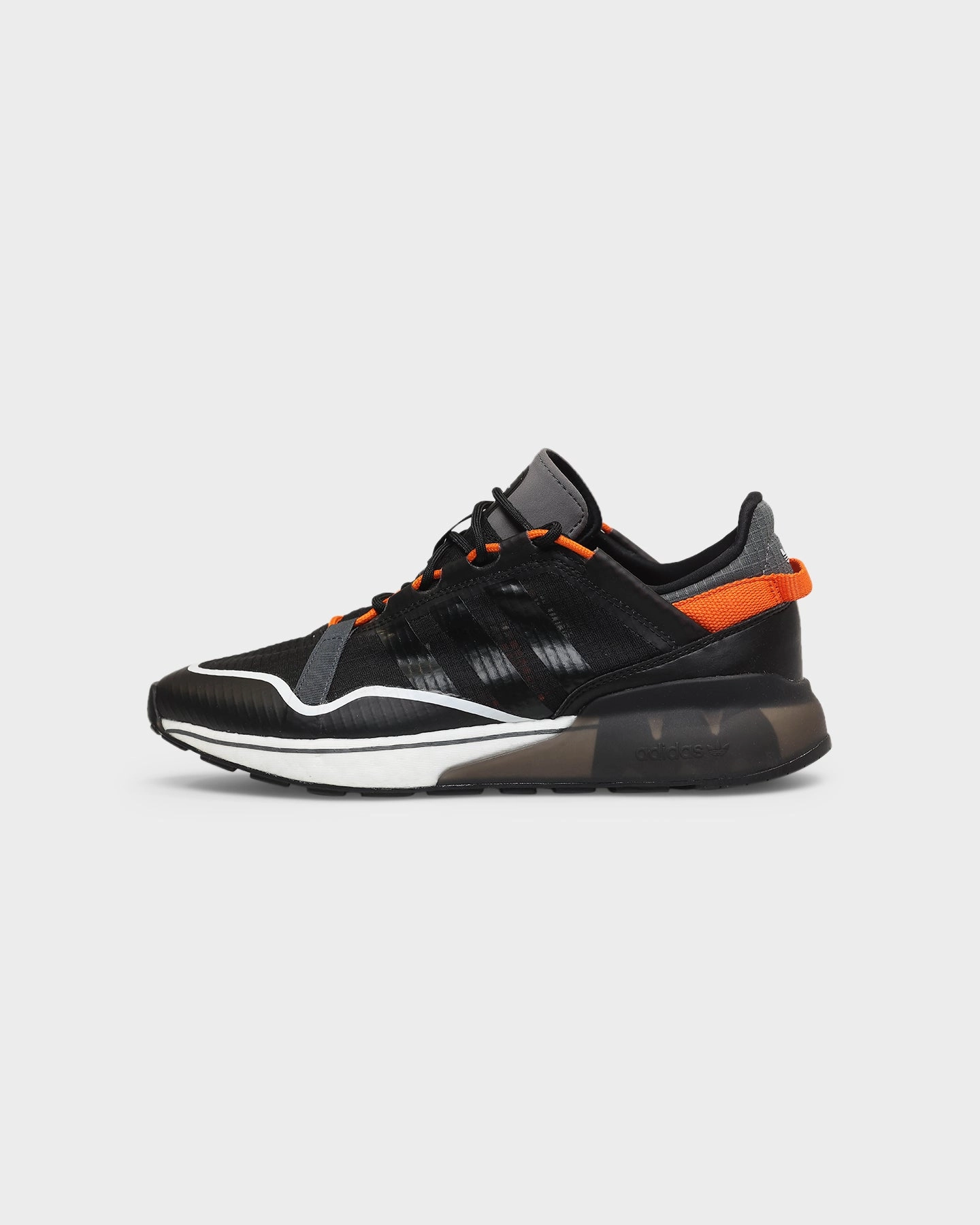 Adidas ZX 2K Boost Pure White/Grey/Orange skaters' traction - level