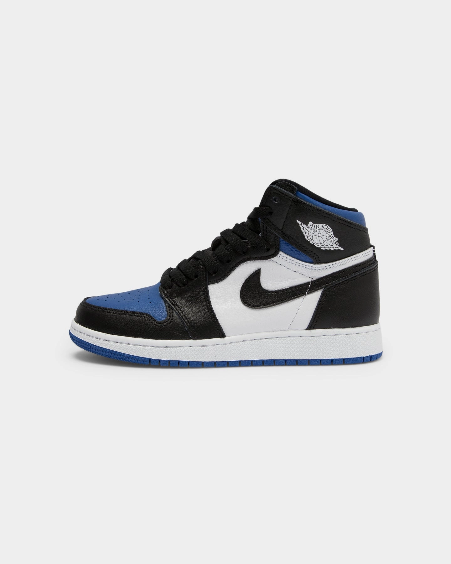 Padded Arch Jordan Kids Air Jordan 1 High Retro OG (GS) "Game Royal" Black/White/Royal Blue