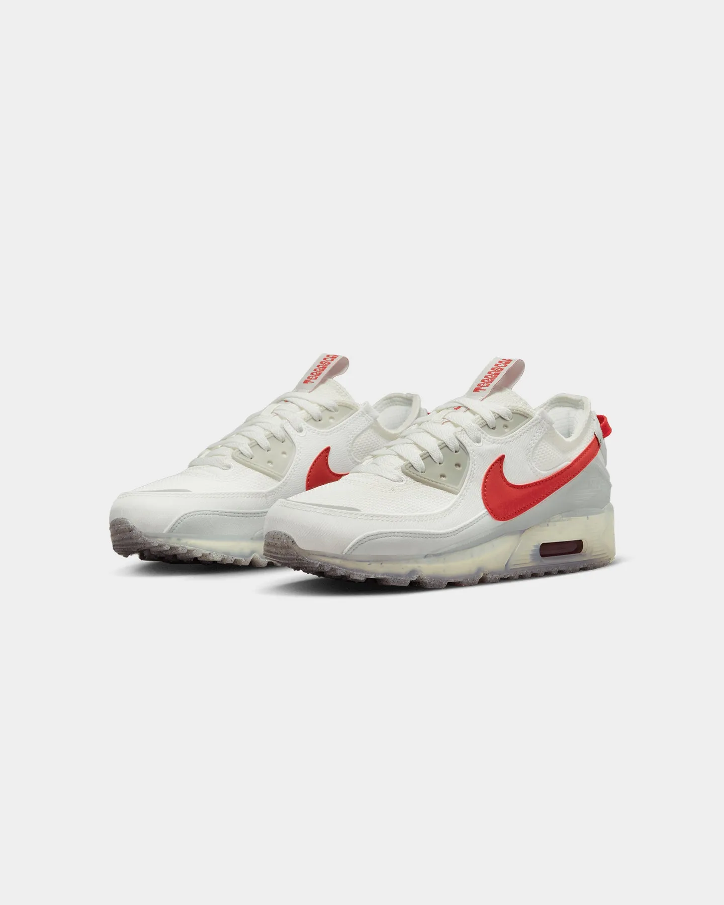 Nike Air Max Terrascape 90 Summit White/Red Abrasion Resistant Fabric