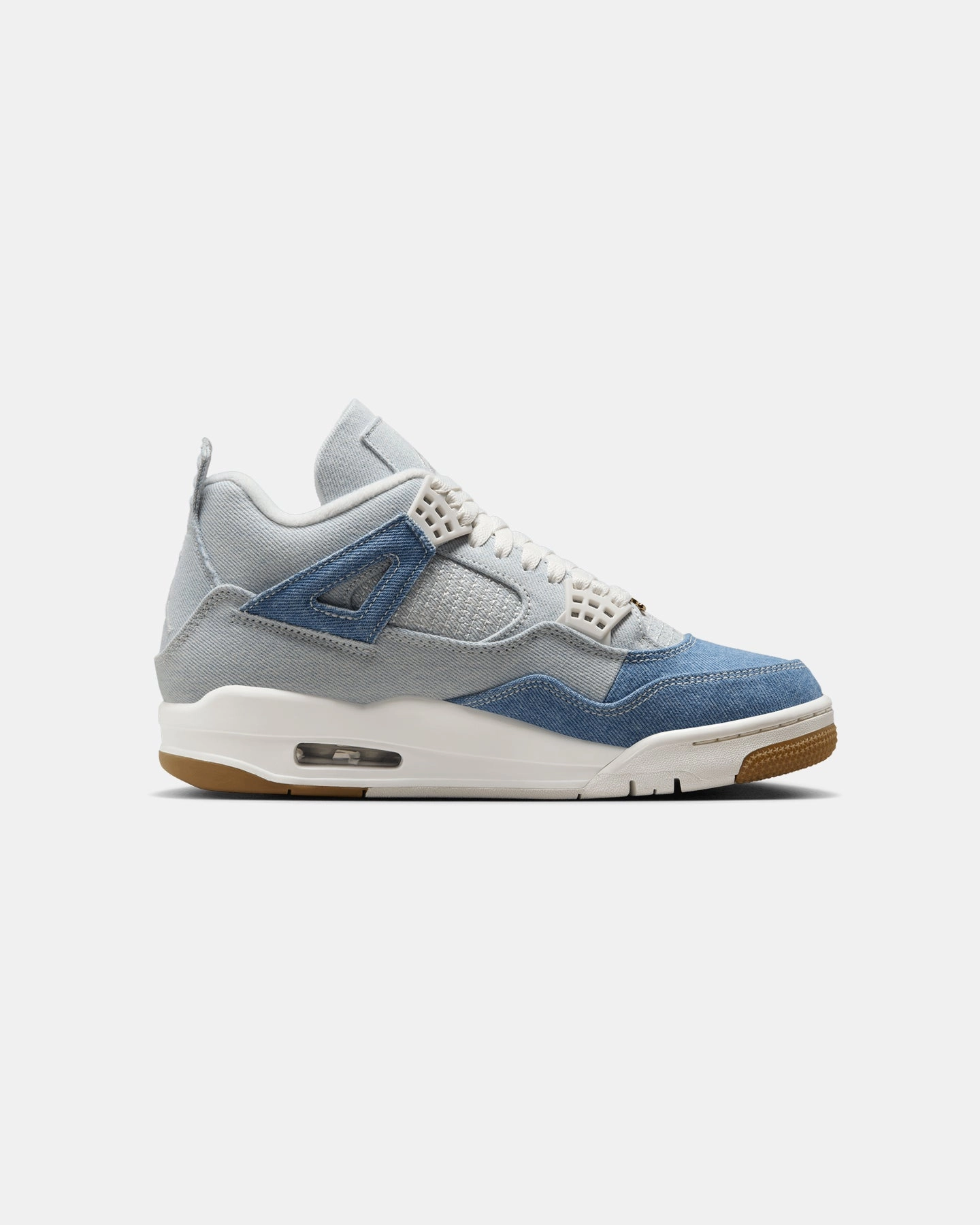 Shock Absorbing Midsole Streamlined grip Jordan Women's Air Jordan 4 Retro "Worn Blue Denim" Sail