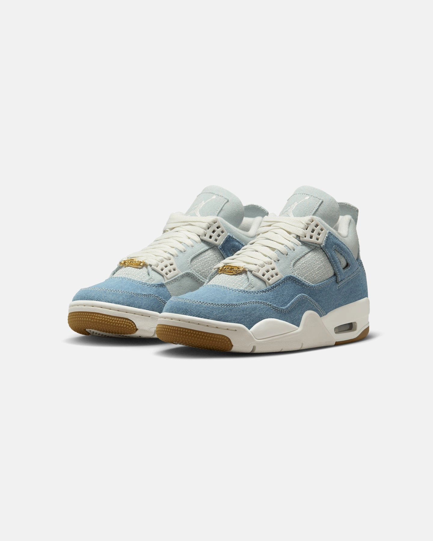 Jordan Women's Air Jordan 4 Retro "Worn Blue Denim" Sail Multi Density Sole palette