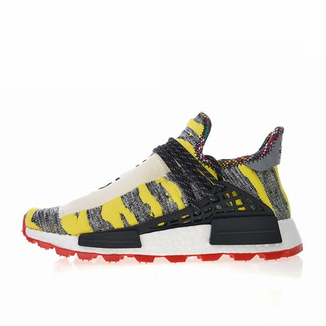 Original Adidas Men's Women's Running Shoes Pharrell Williams X Afro HU Solar Pack Sport Sneakers Designer Athletic BB9531 Active Days