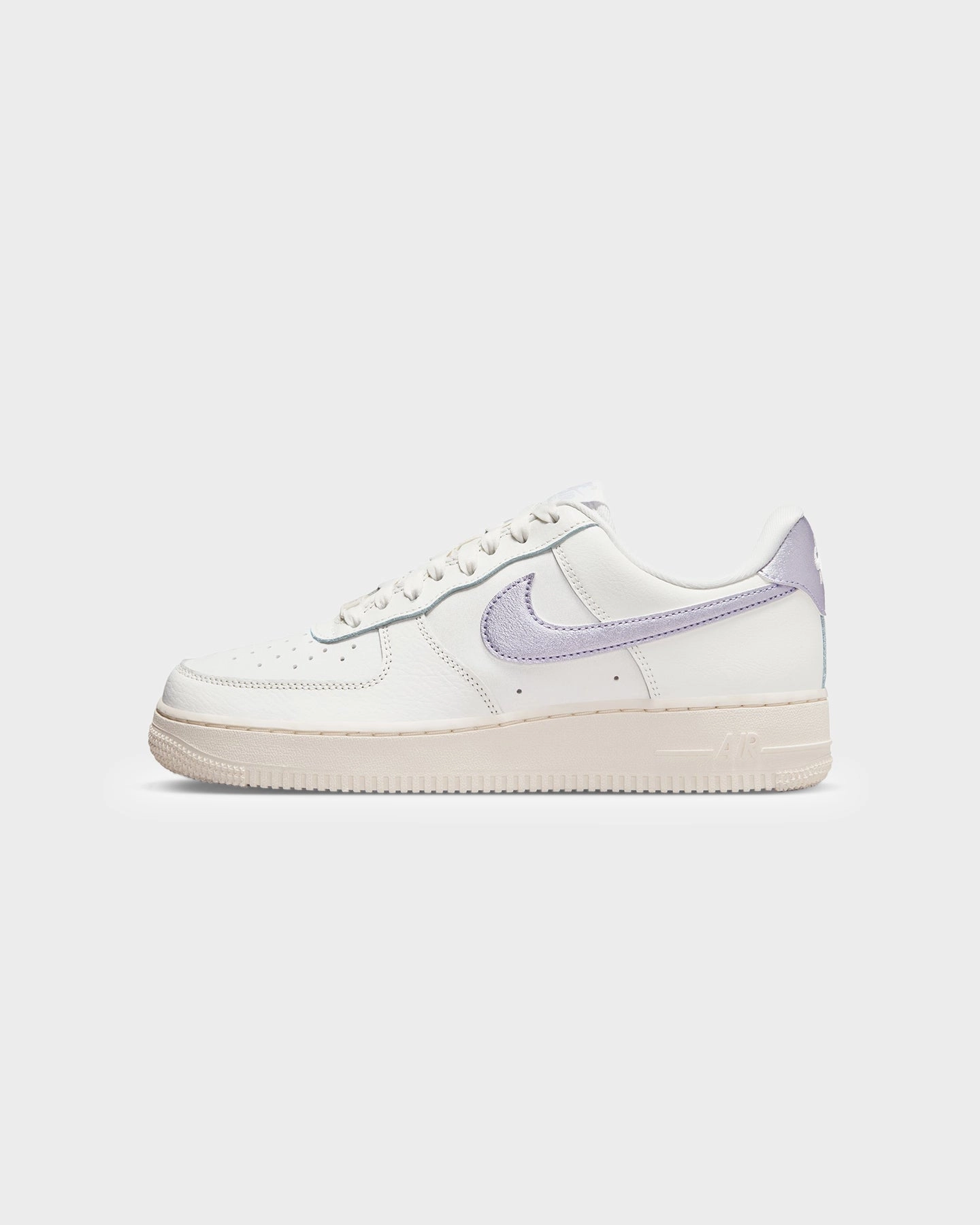 Trendy Nike Women's Air Force 1 '07 Essentials Sail/Oxygen Purple