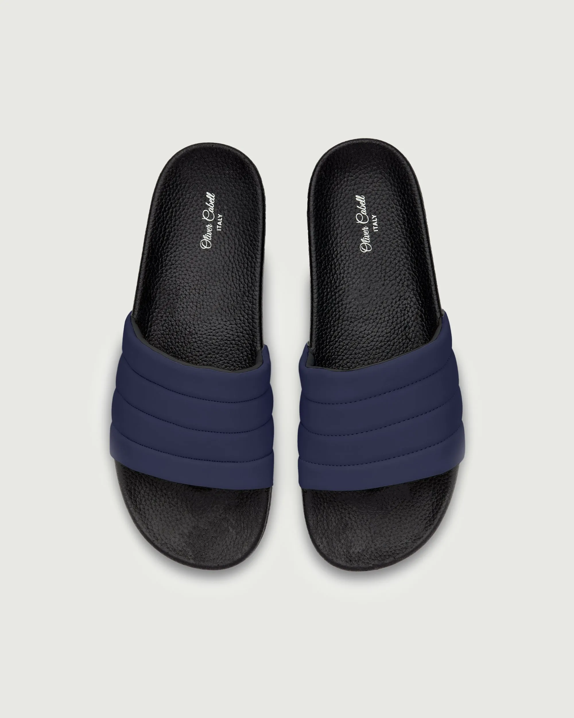 Breathable soles Anti Odor Vegan Slides | Navy