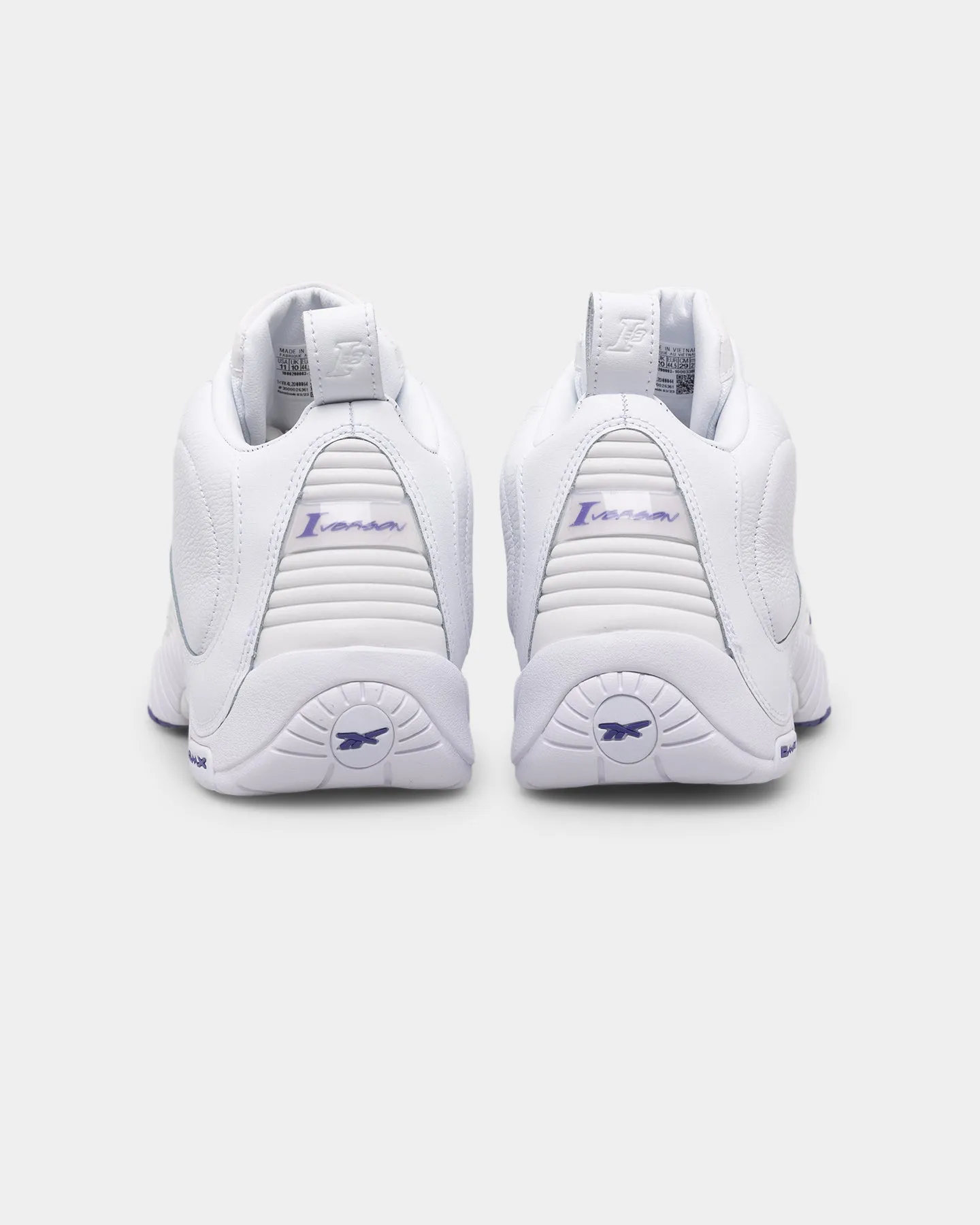 Reebok Answer IV Footwear White/Team Purple cyclists' Flex Grooves Design