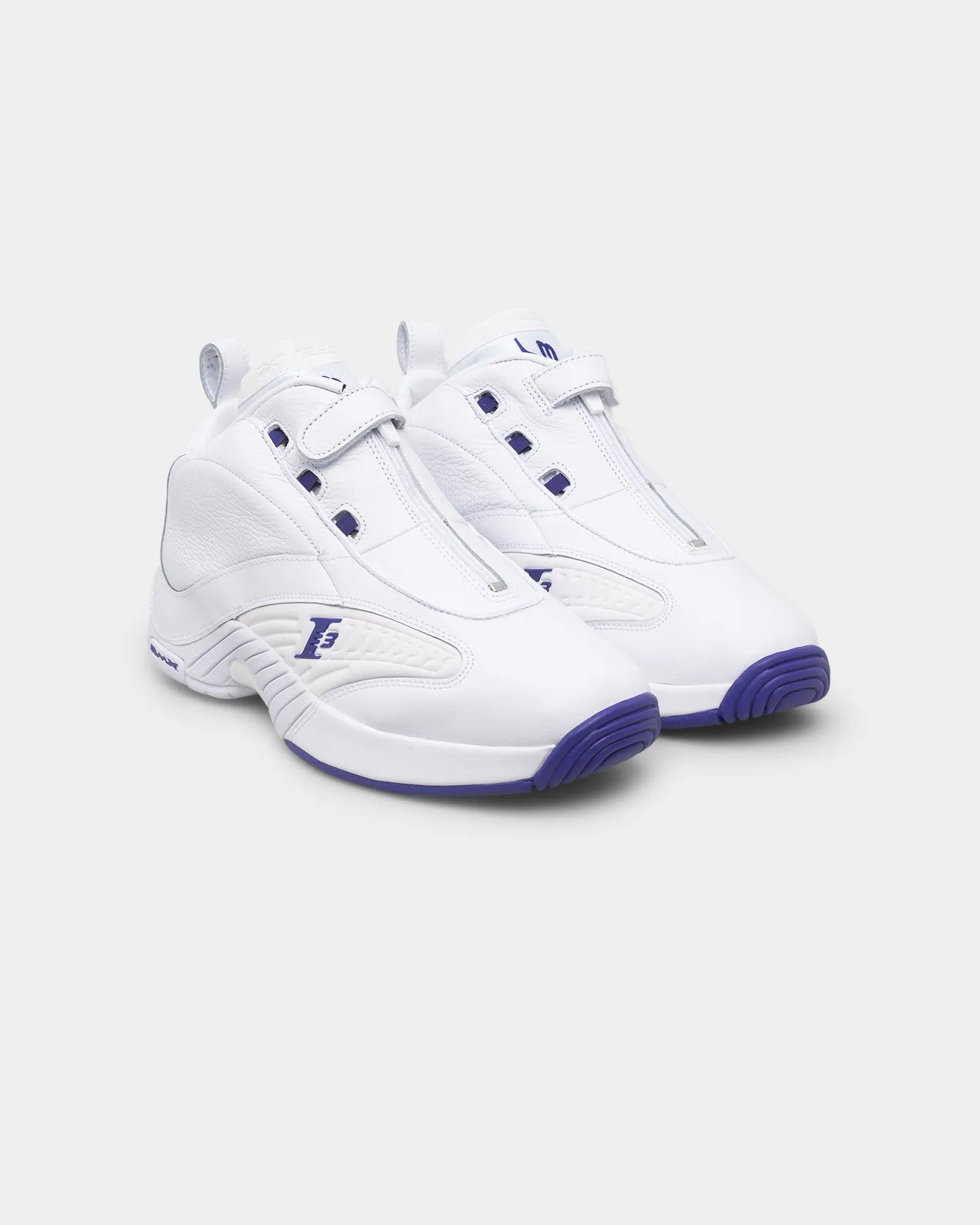Shock Diffusing Heel Reebok Answer IV Footwear White/Team Purple