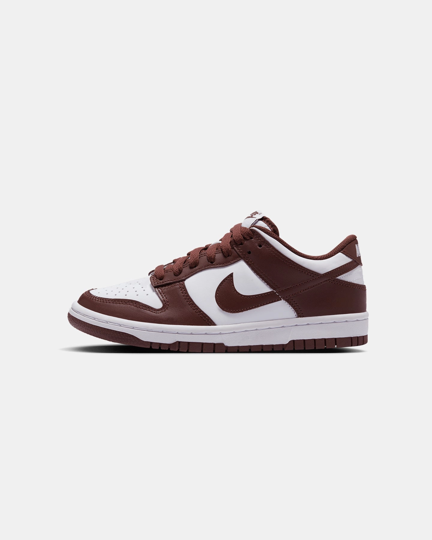 Nike Kids' Dunk Low (GS) White/Redwood-Gym Red Brand