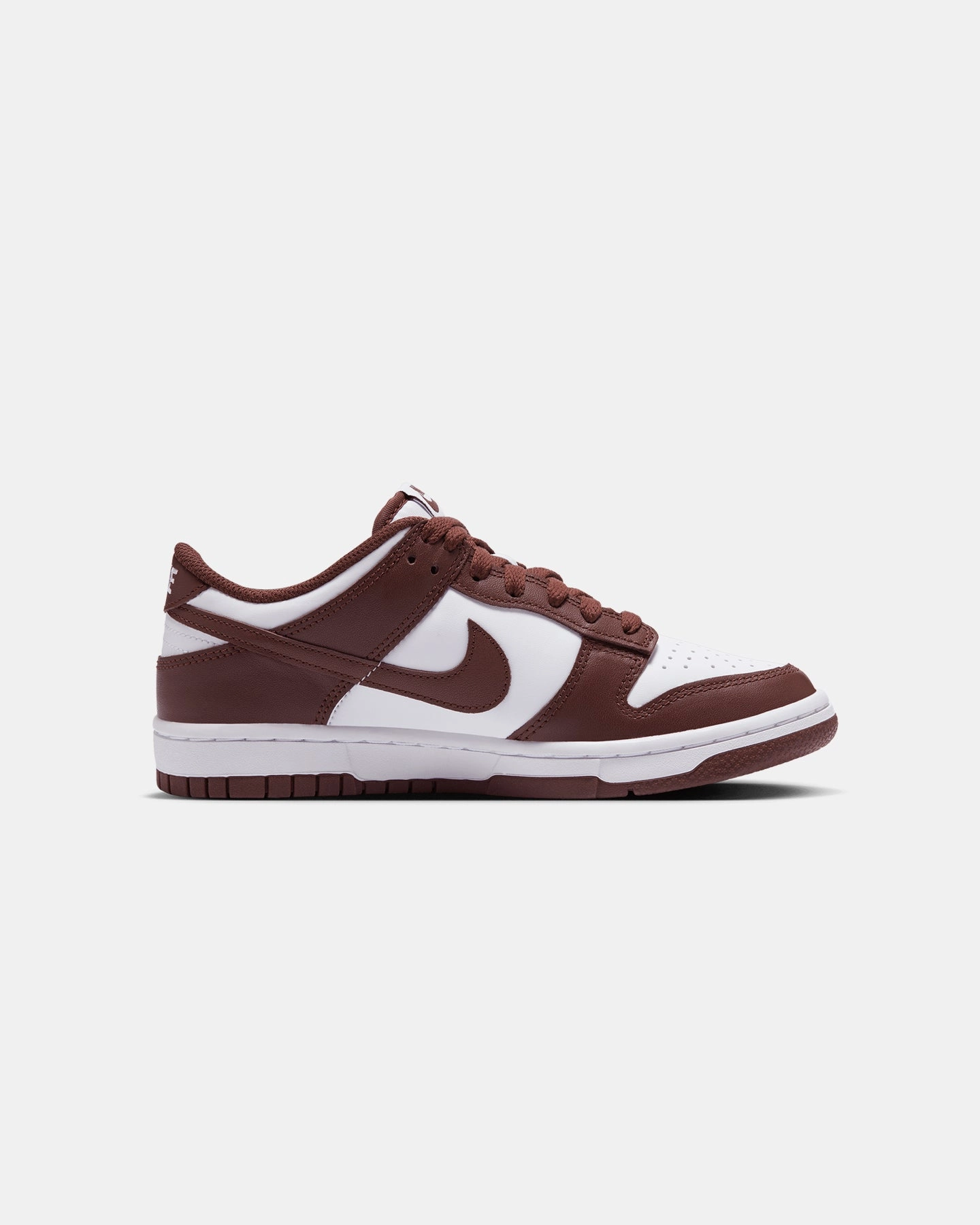 Nike Kids' Dunk Low (GS) White/Redwood-Gym Red Optimal ease Breathable wear