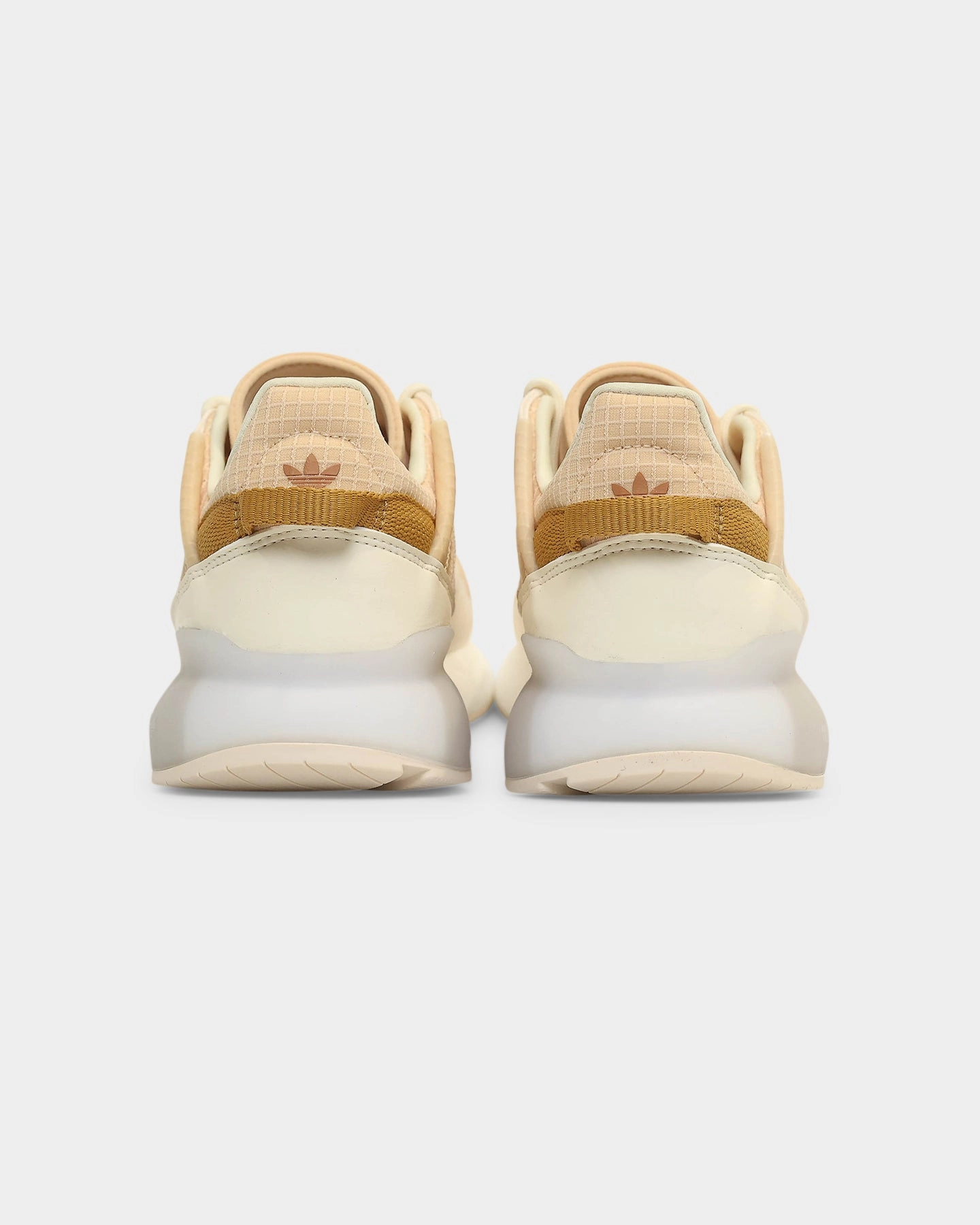 Adidas Women's ZX 2K Boost Pure Halo Amber/Halo Ivory/Cream White Eco Friendly Sole All Weather Performance