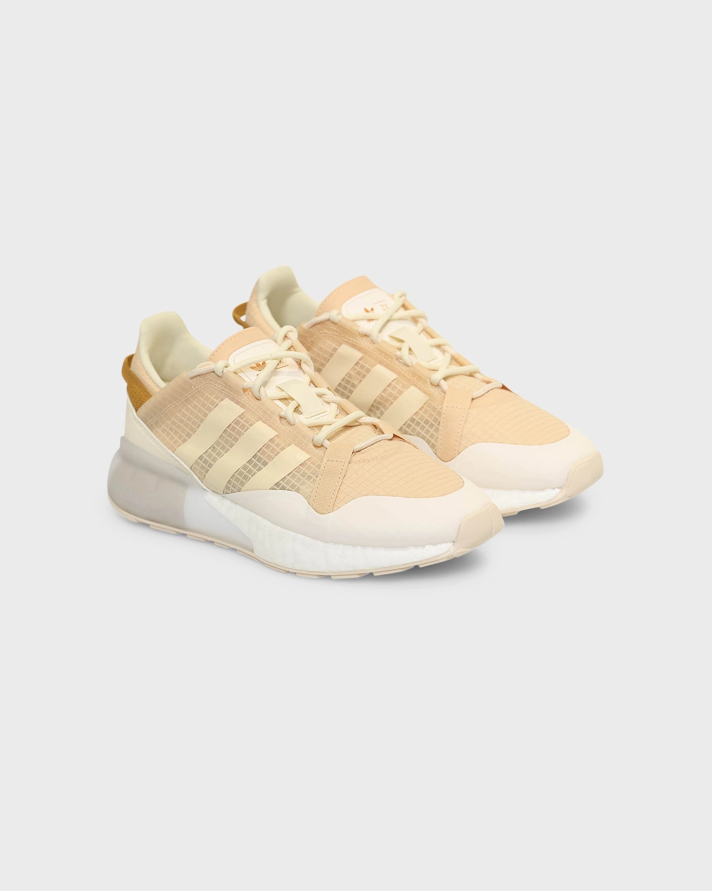 Adidas Women's ZX 2K Boost Pure Halo Amber/Halo Ivory/Cream White Effortless support Non Marking Tread