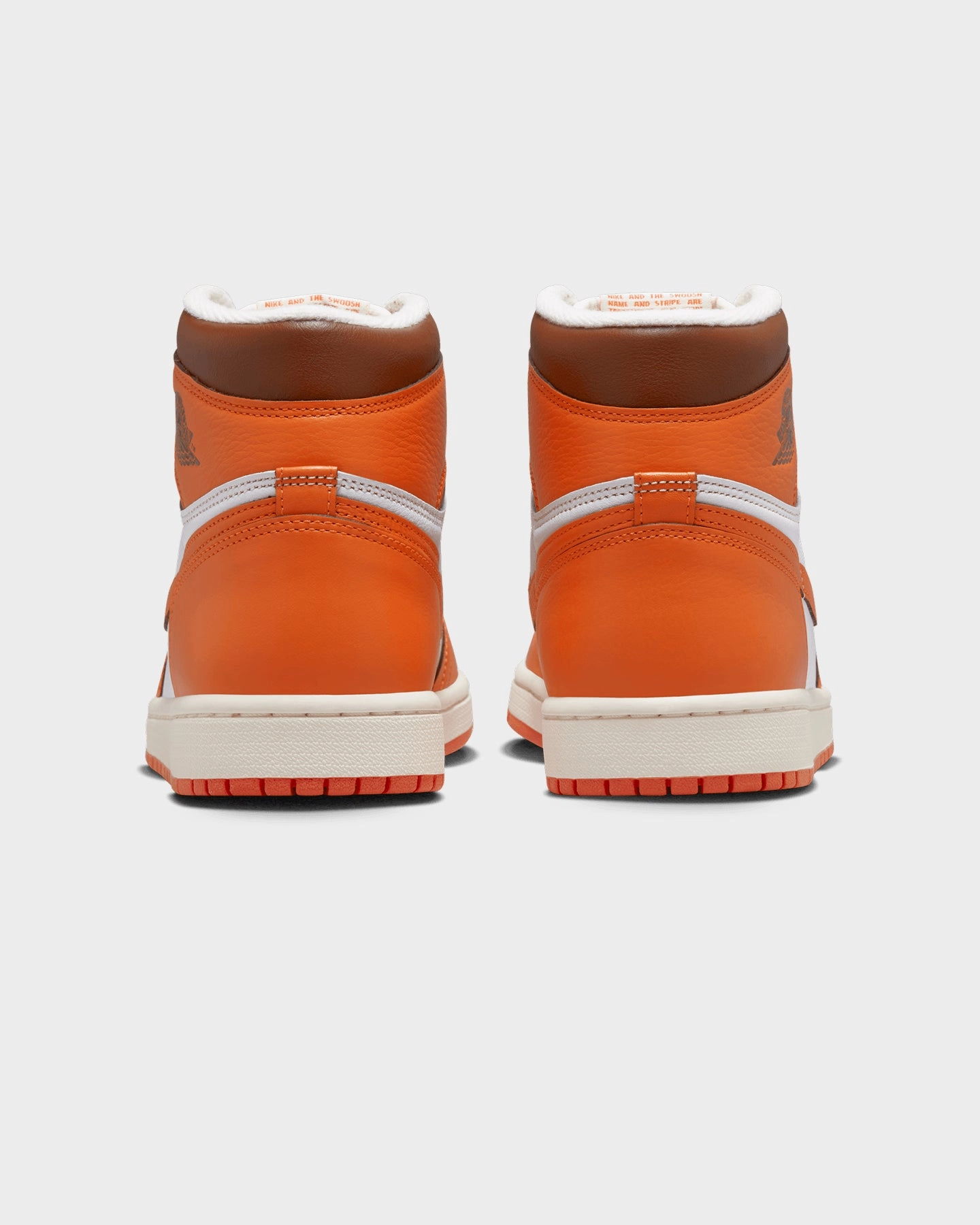 Nike Women's Air Jordan 1 Retro Hi OG "Starfish" White/Starfish/Cacao Wow Dynamic Flex Grooves All-day lining