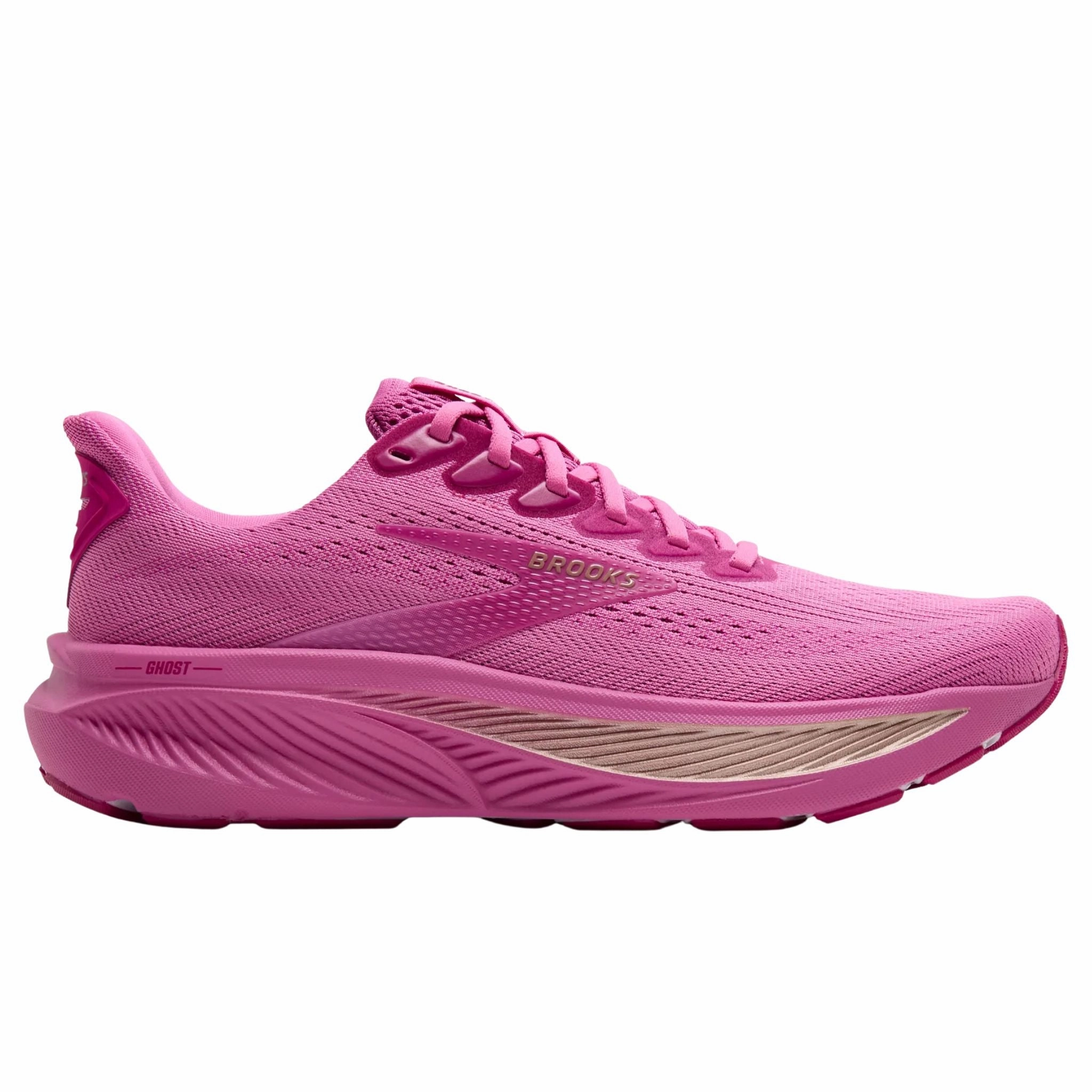 All-around ease All Day Fit Brooks Women's 120431 648 Ghost 17 Pink Fuchsia Gold Neutral Cushion Running Shoes