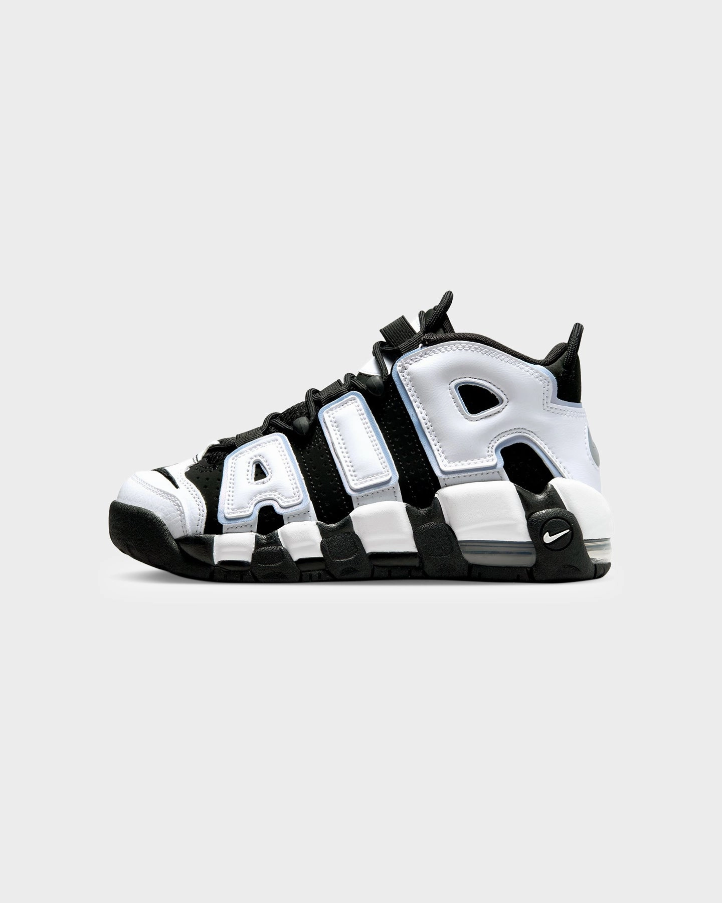 Nike Kids' Air More Uptempo (GS) Black/White/Multi-Coloured Casual Utility Speed Form
