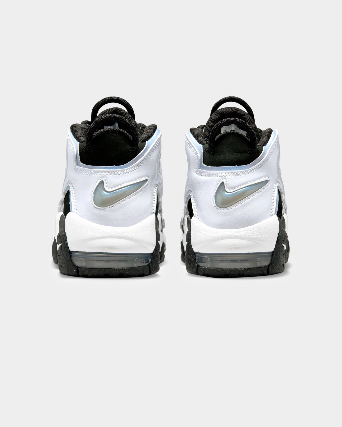 Nike Kids' Air More Uptempo (GS) Black/White/Multi-Coloured Woven Upper Technology Style Motion