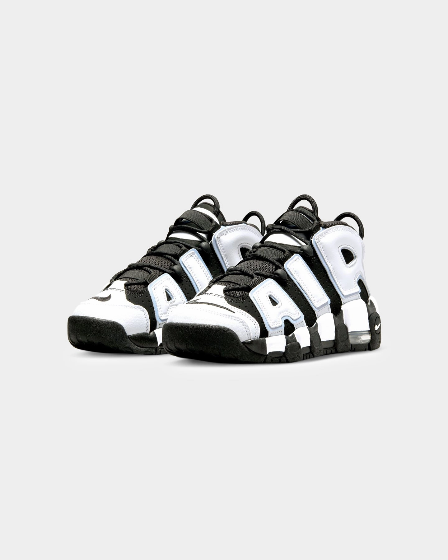 Nike Kids' Air More Uptempo (GS) Black/White/Multi-Coloured Comfort Technology
