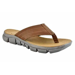 AM PM Genuine Leather Men's Daily Wear Slippers Classy silhouette suitable for outdoor adventures