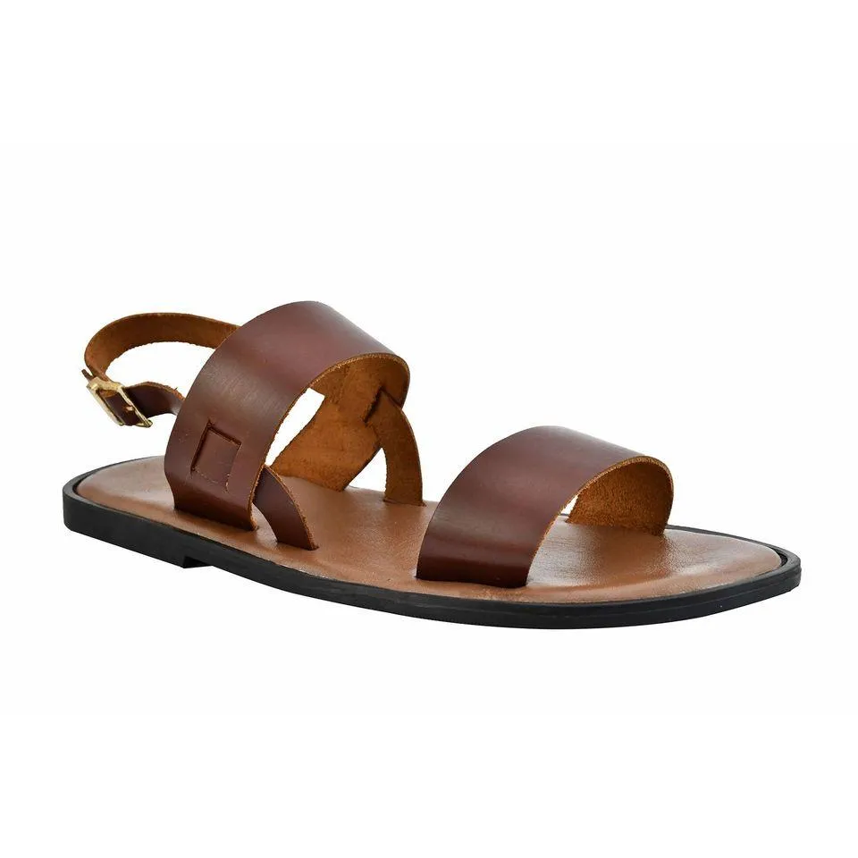 AM PM Men's Daily wear Leather Sandals Proper