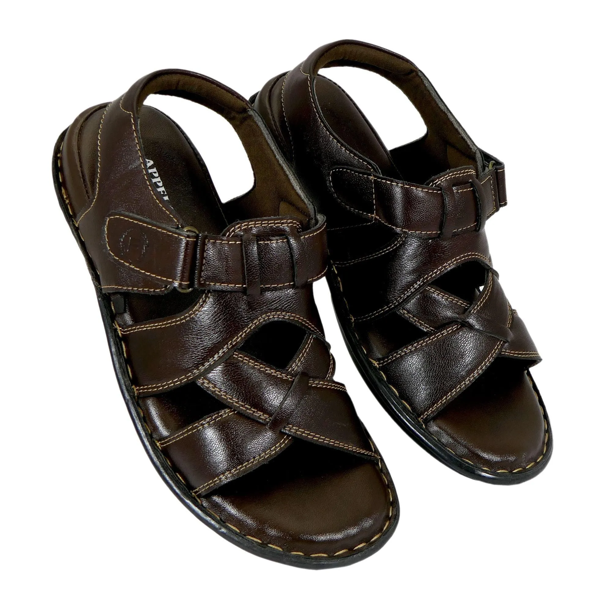 AM PM Men's Daily wear Leather Sandals kids' medium