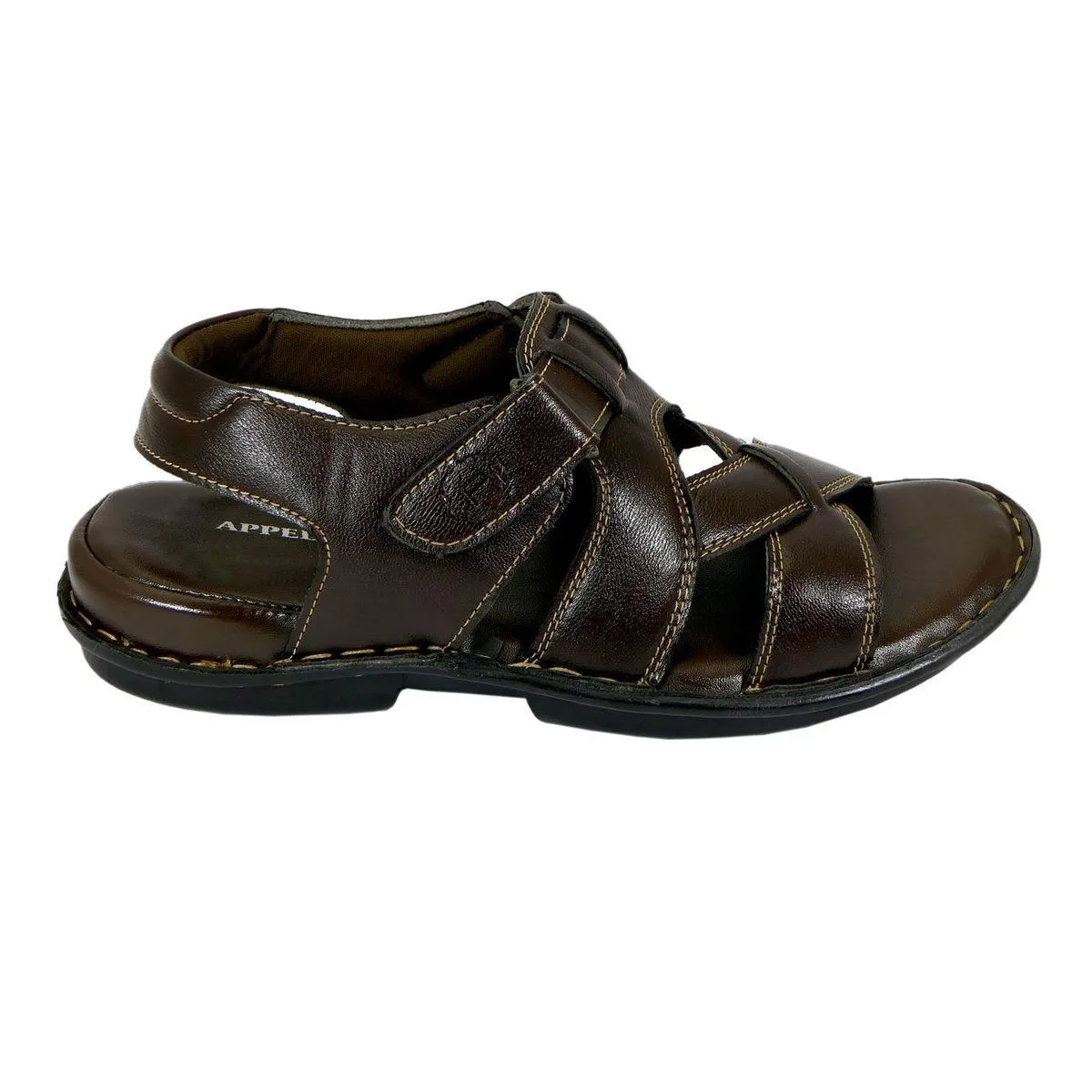 performance - level Elasticated Collar AM PM Men's Daily wear Leather Sandals