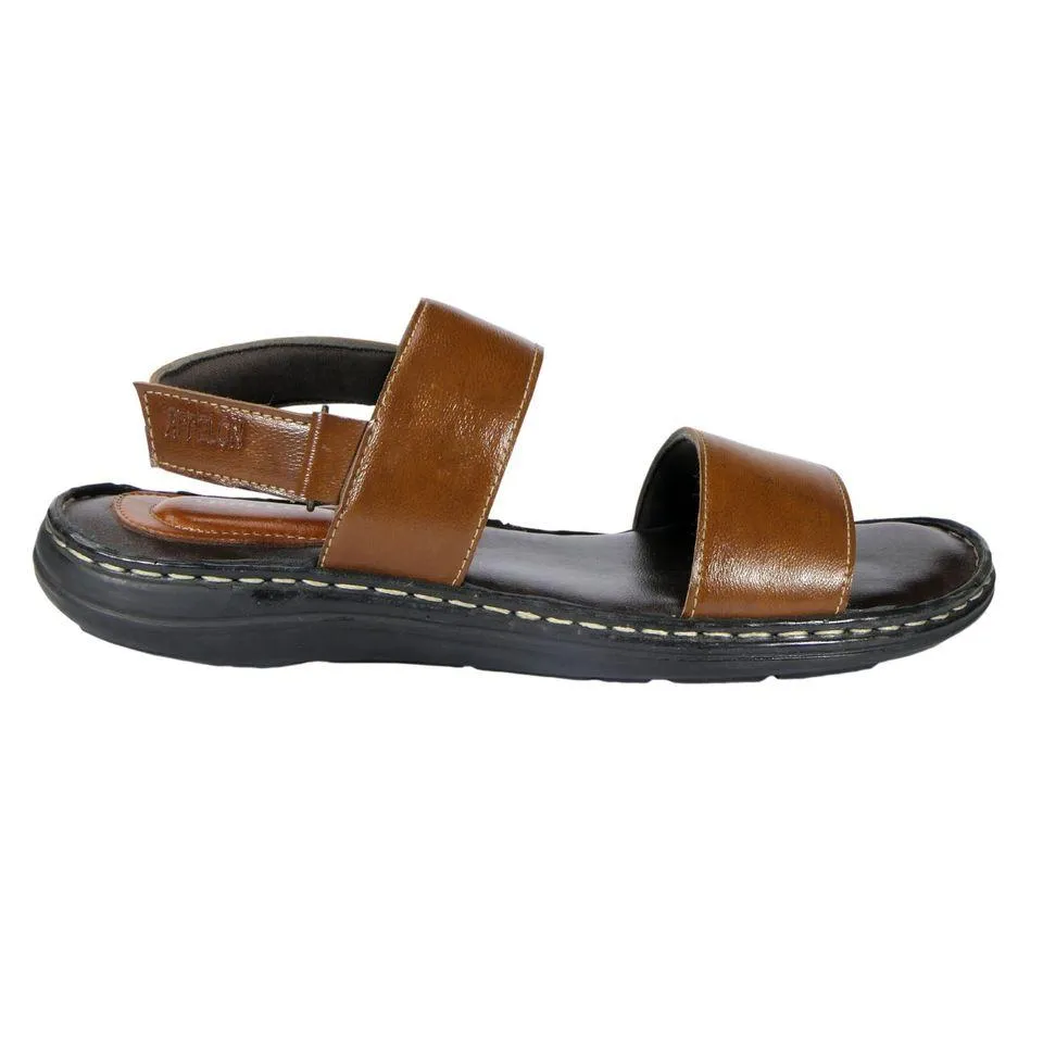 Arch Support Technology Wear resistant AM PM Men's Daily wear Leather Sandals