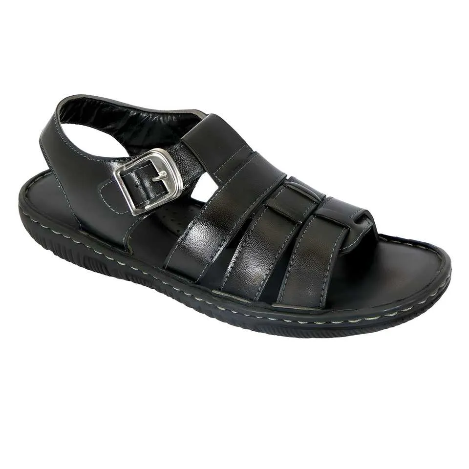 AM PM Men's Daily wear Leather Sandals Vegan Leather Upper