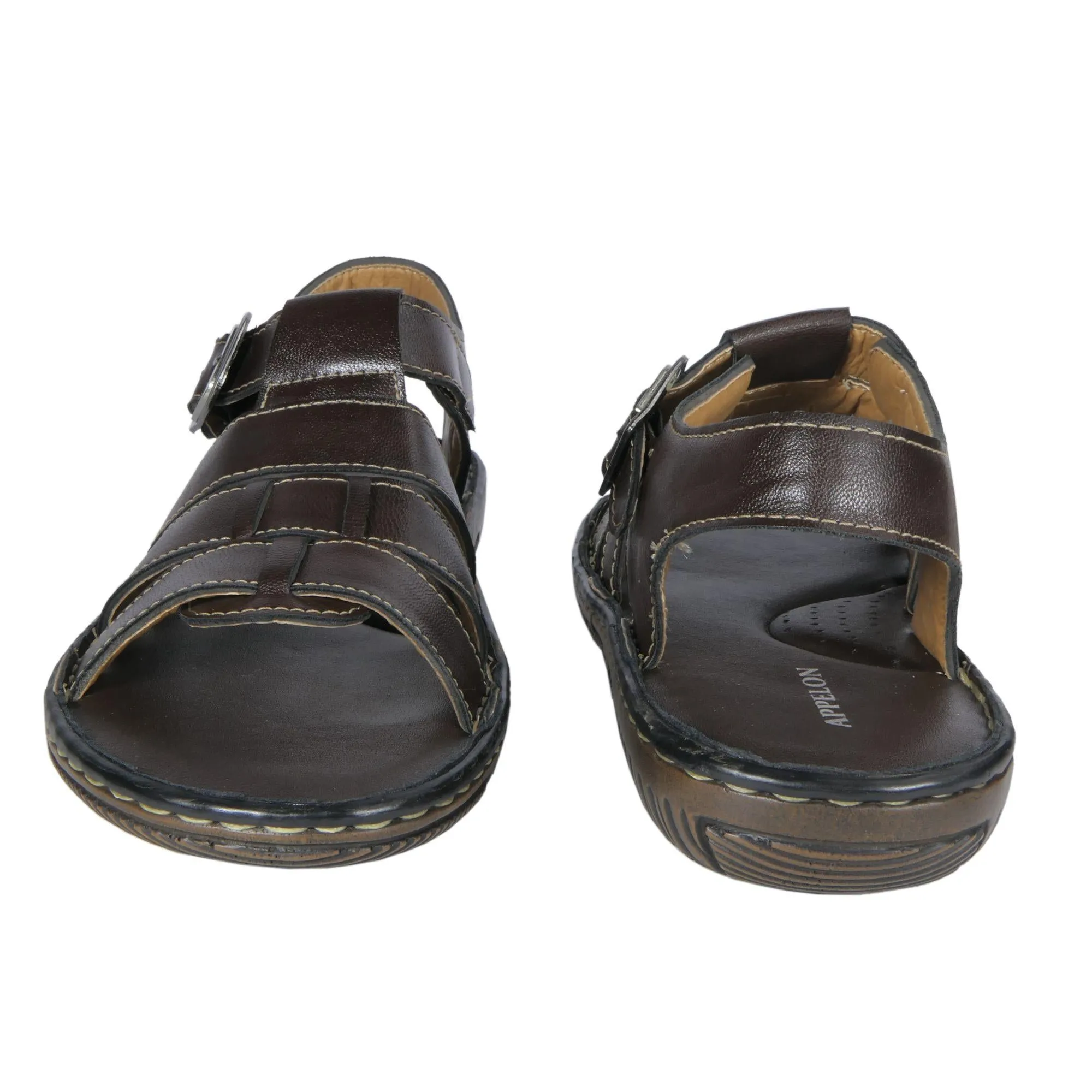 AM PM Men's Daily wear Leather Sandals least expensive Sustainable Leather