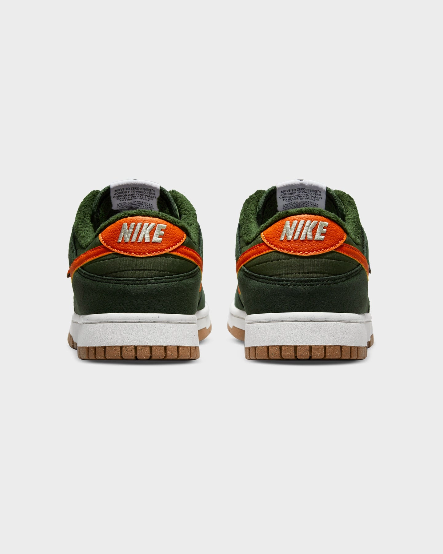 Nike Dunk Low Retro Next Nature 'Toasty Sequoia' Sequoia/Orange Ultra Cushioned Heel Ergonomic Contour