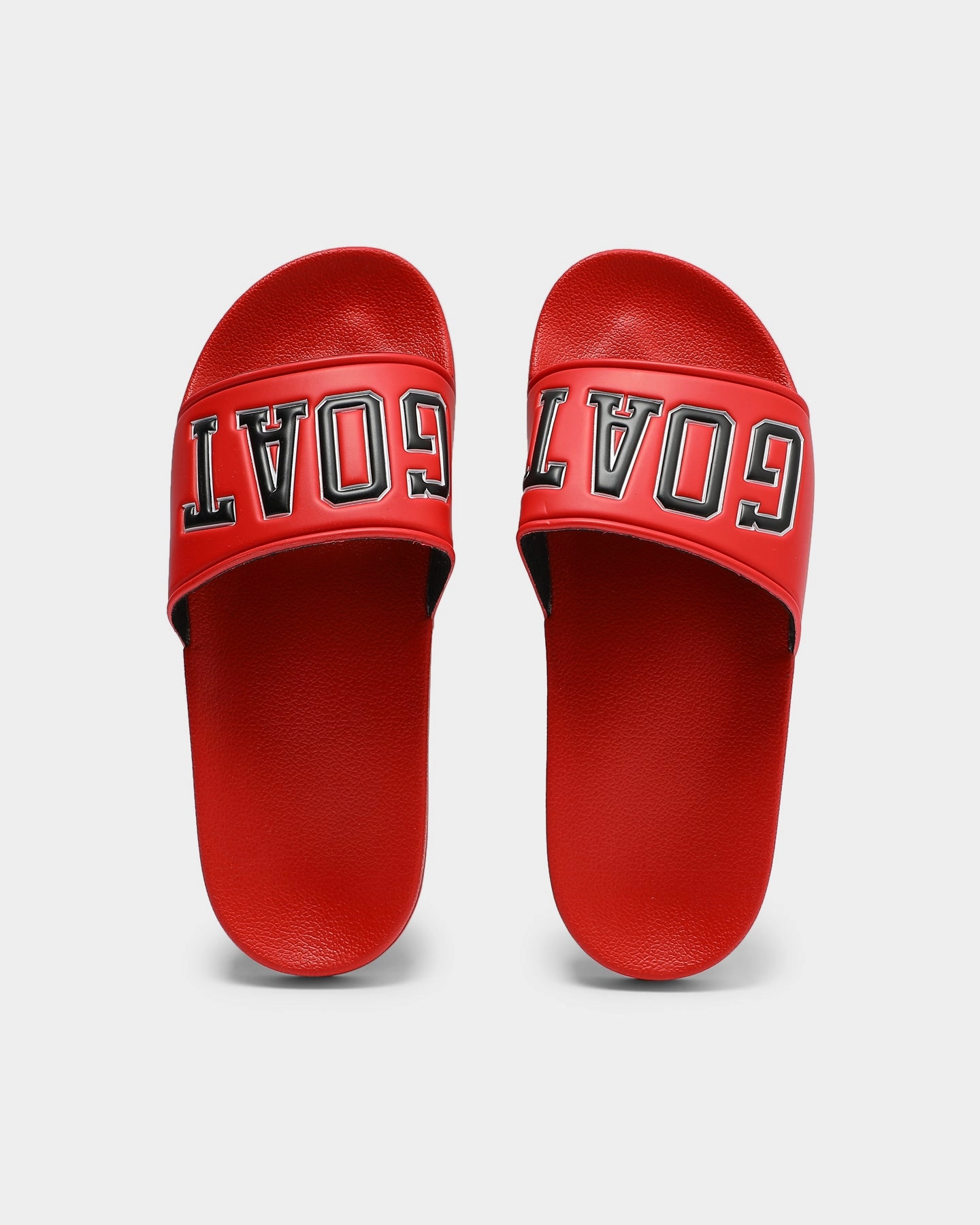 dullest Goat Crew Arch Logo Slide Red/Black