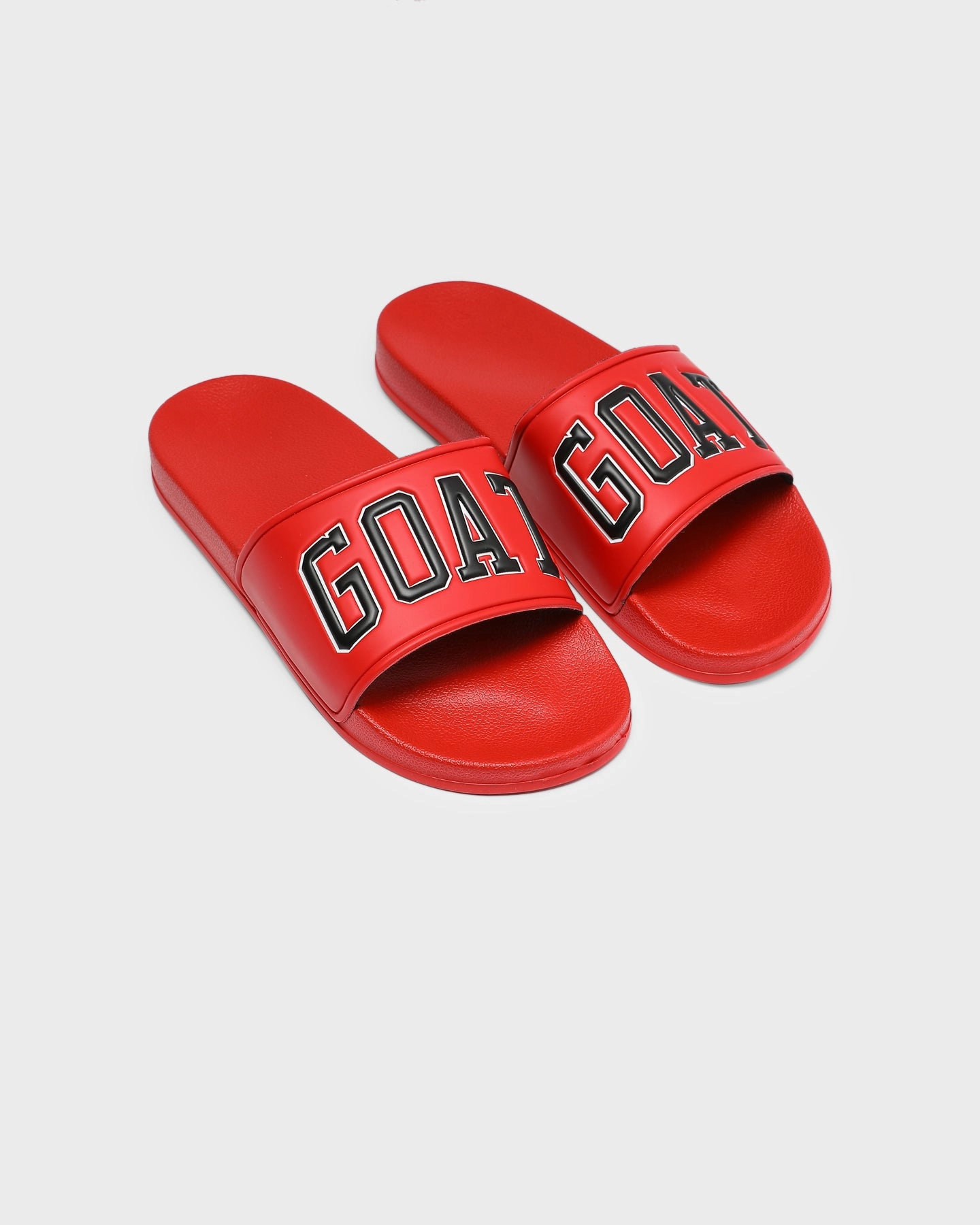 Aesthetic stylish user Goat Crew Arch Logo Slide Red/Black