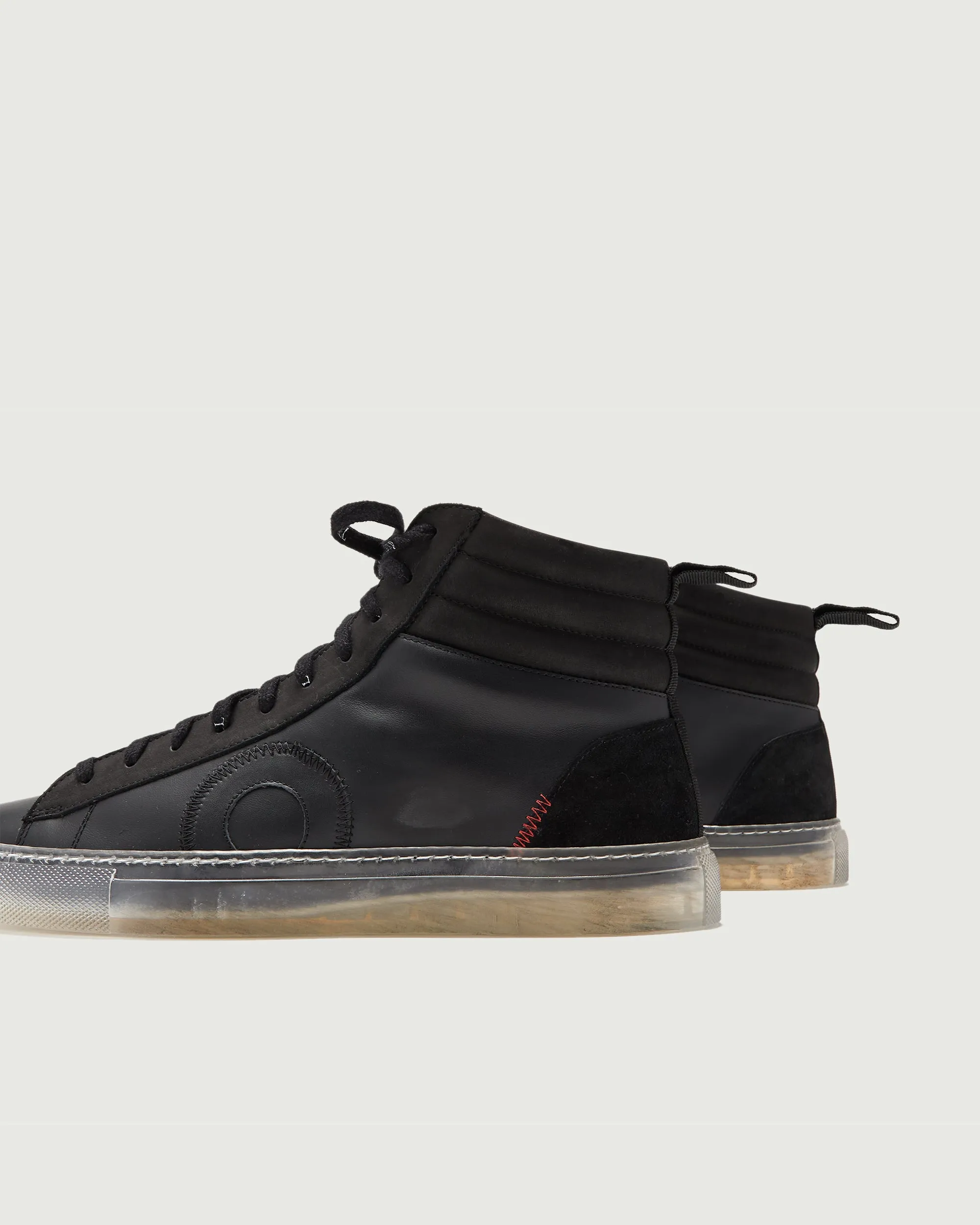 Stretch Knit Upper Jabbar High | Black Ghost