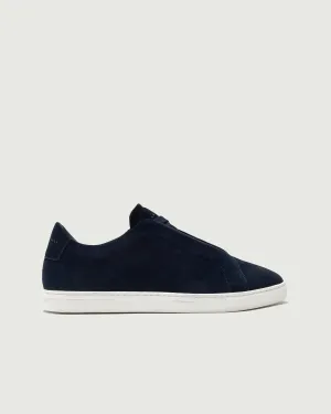 Low 1 Laceless | Navy Suede Supportive arch