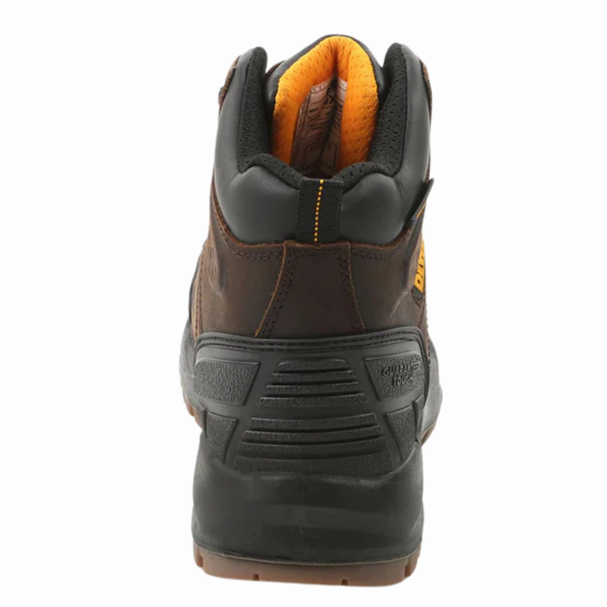 Adaptive Impact Zones Modern Cushioning Anti   Microbial DEWALT Men's DXWP10051 Hadley Brown Waterproof Steel Safety Toe Work Boots (EXTRA WIDE)