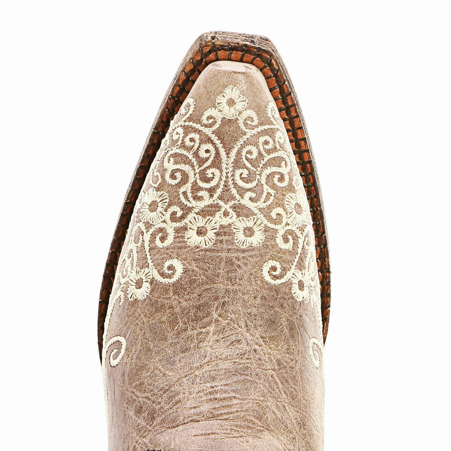 KIDS YOUTH CORRAL COWGIRL BOOTS A2773-FLORAL EMBROIDERED Soft Power