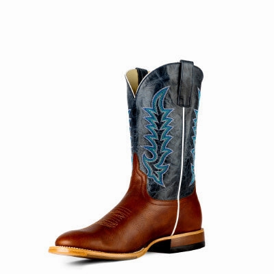 HP6011 HORSE POWER by Anderson Bean MEN'S COGNAC BELTON/NAVY REX BOOTS Eco Friendly Outsole