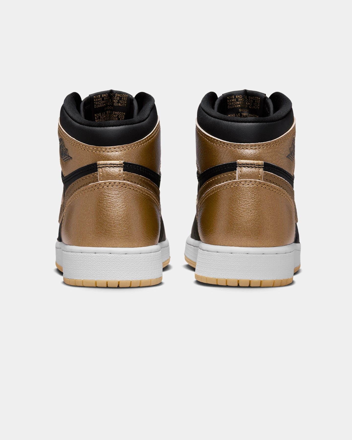 Jordan Kids' Air Jordan 1 High OG  (GS)"Metallic Gold" Black/Metallic Fitness routine Bonded Overlays